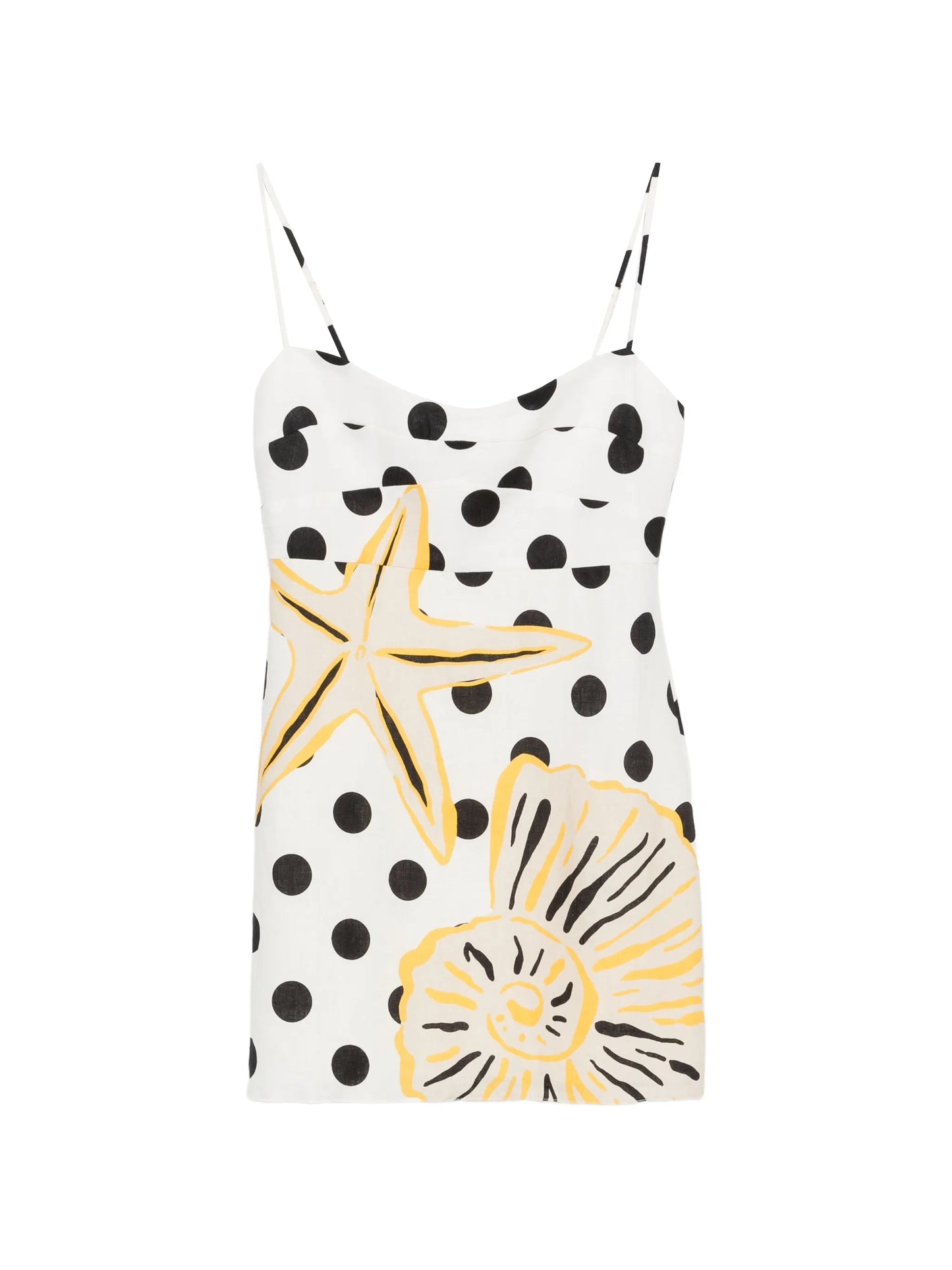 Lucca polka-dot mini dress