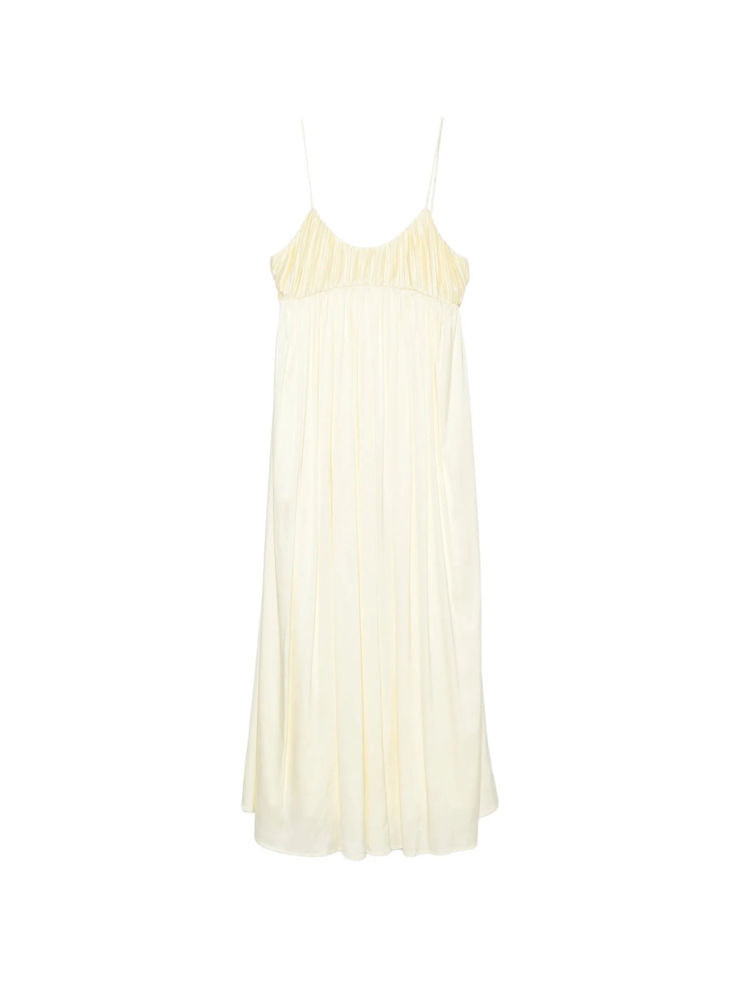 Katrine pleated midi dress