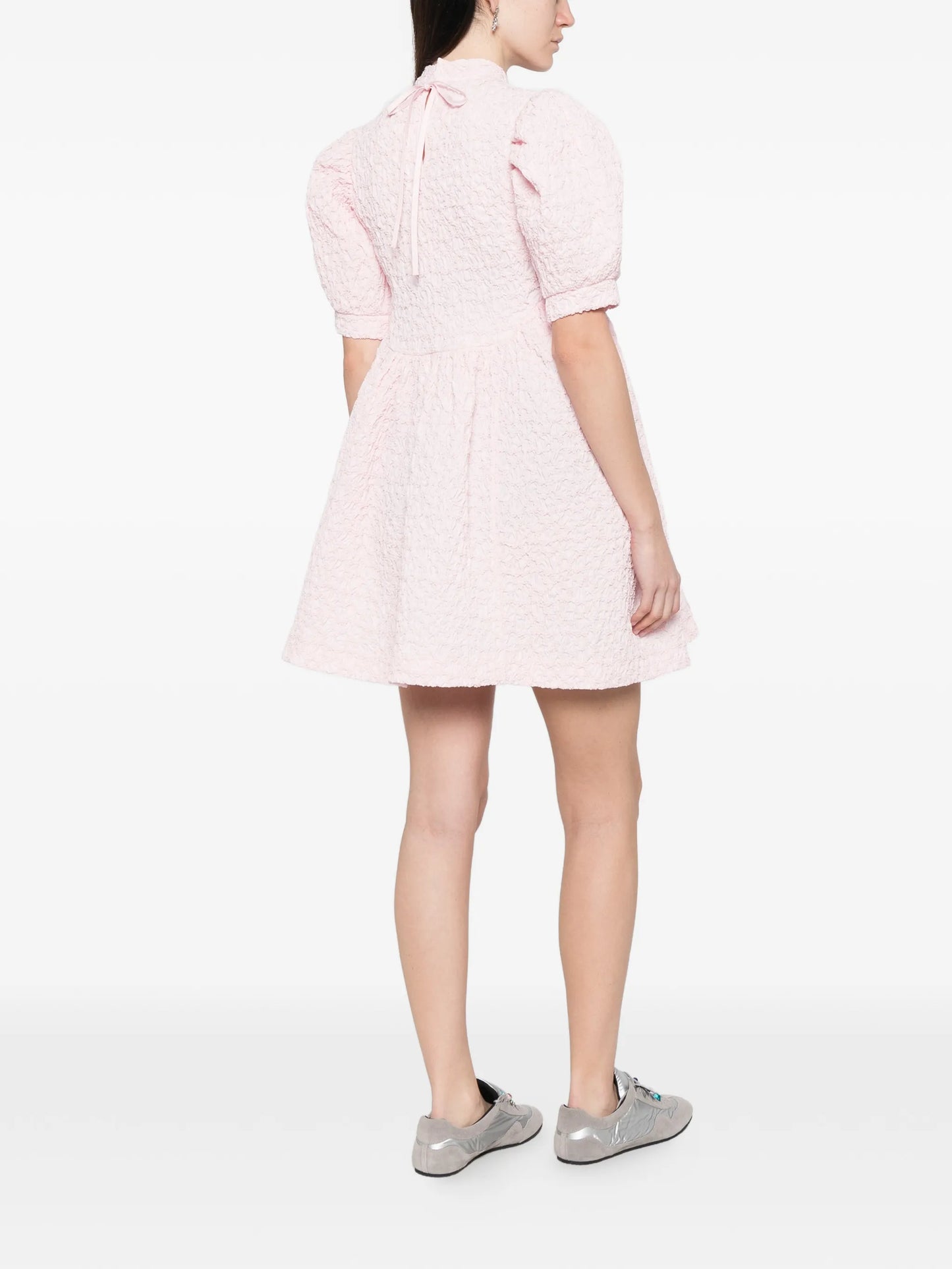 Cbdumas puffed-sleeve mini dress