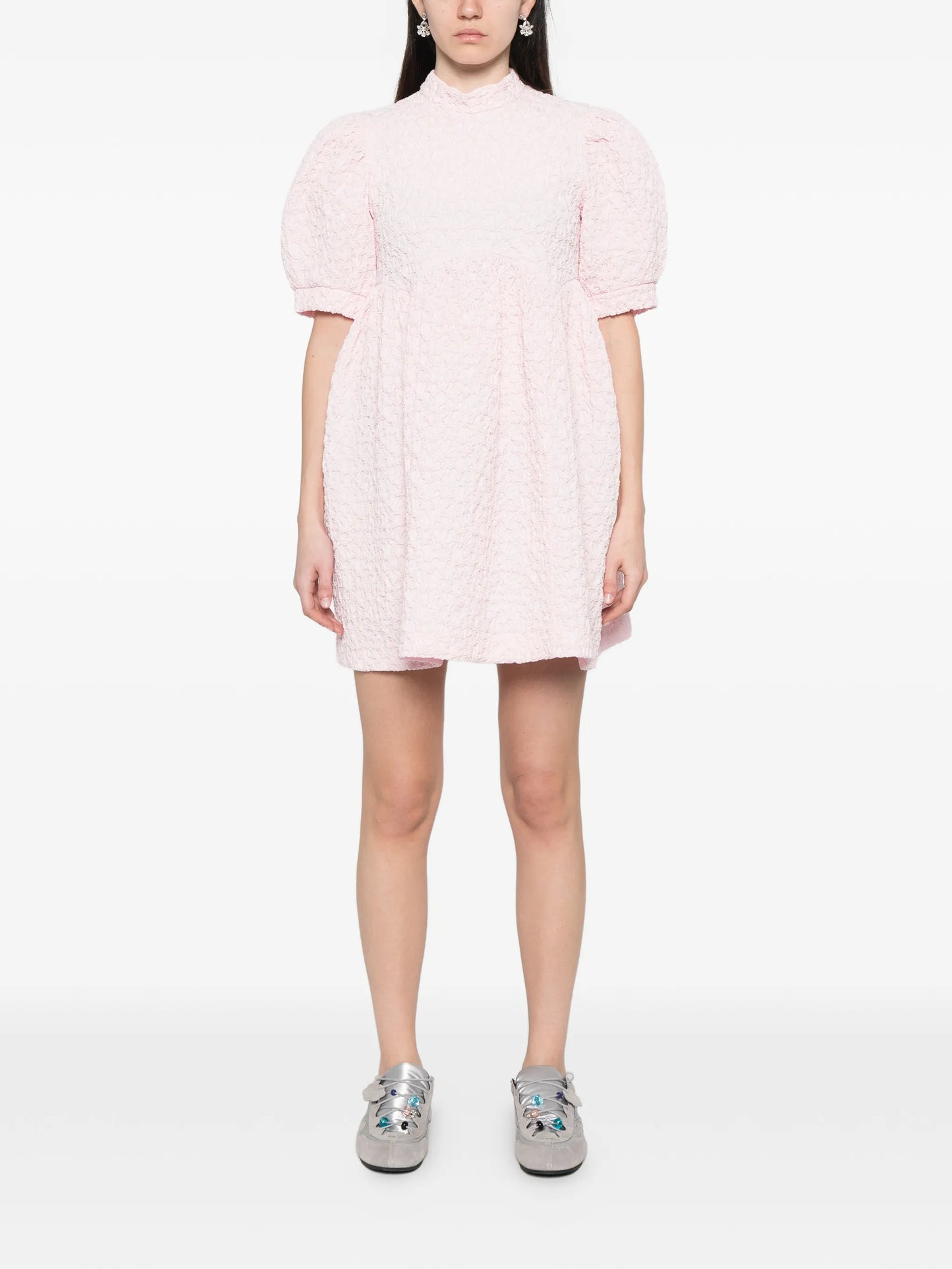 Cbdumas puffed-sleeve mini dress