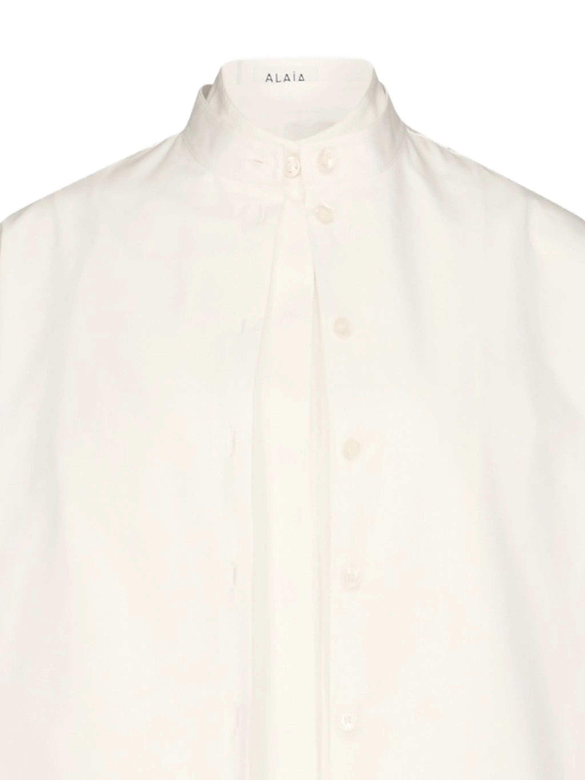 layered poplin shirt