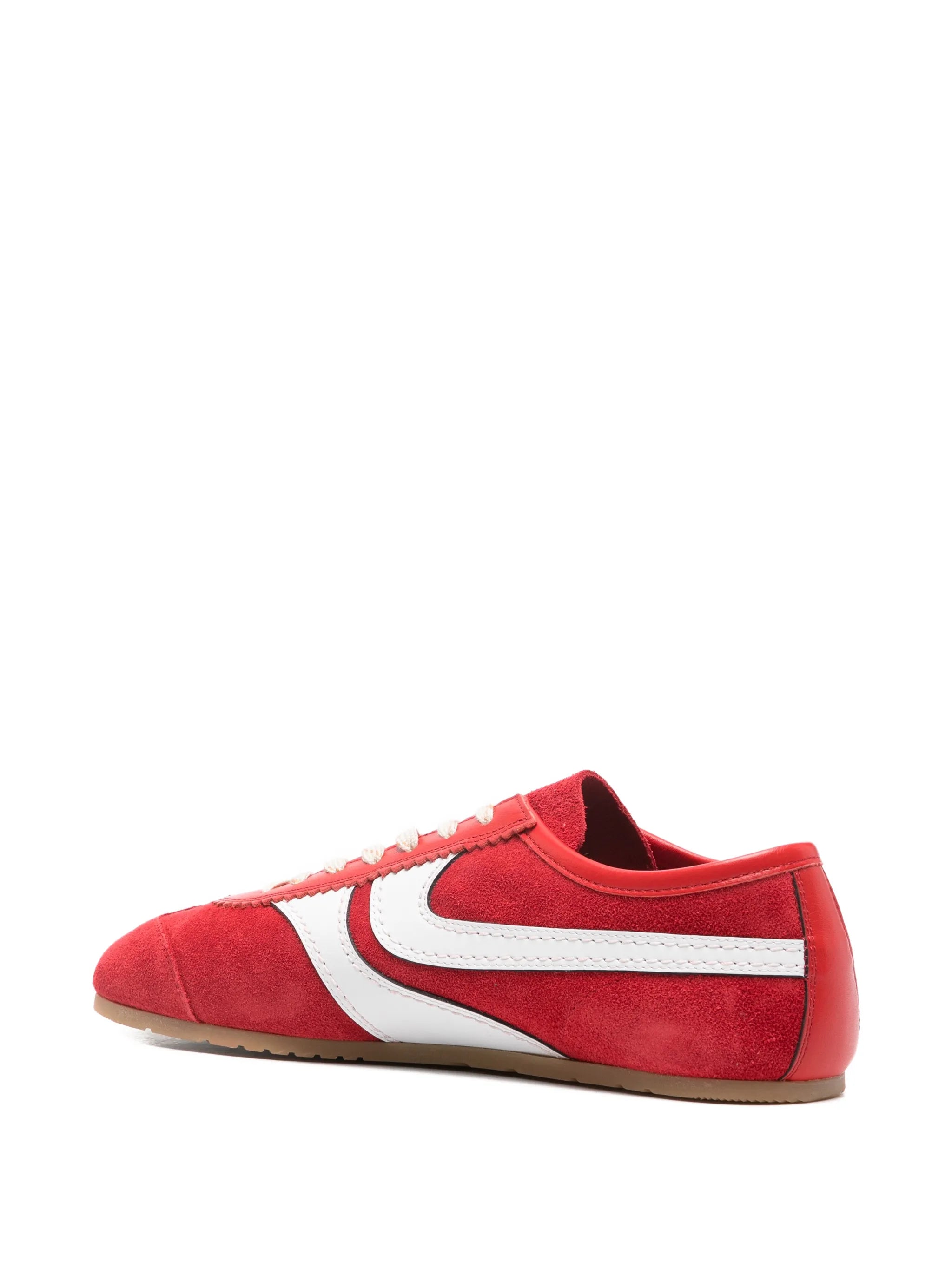 low-profile stripe sneakers