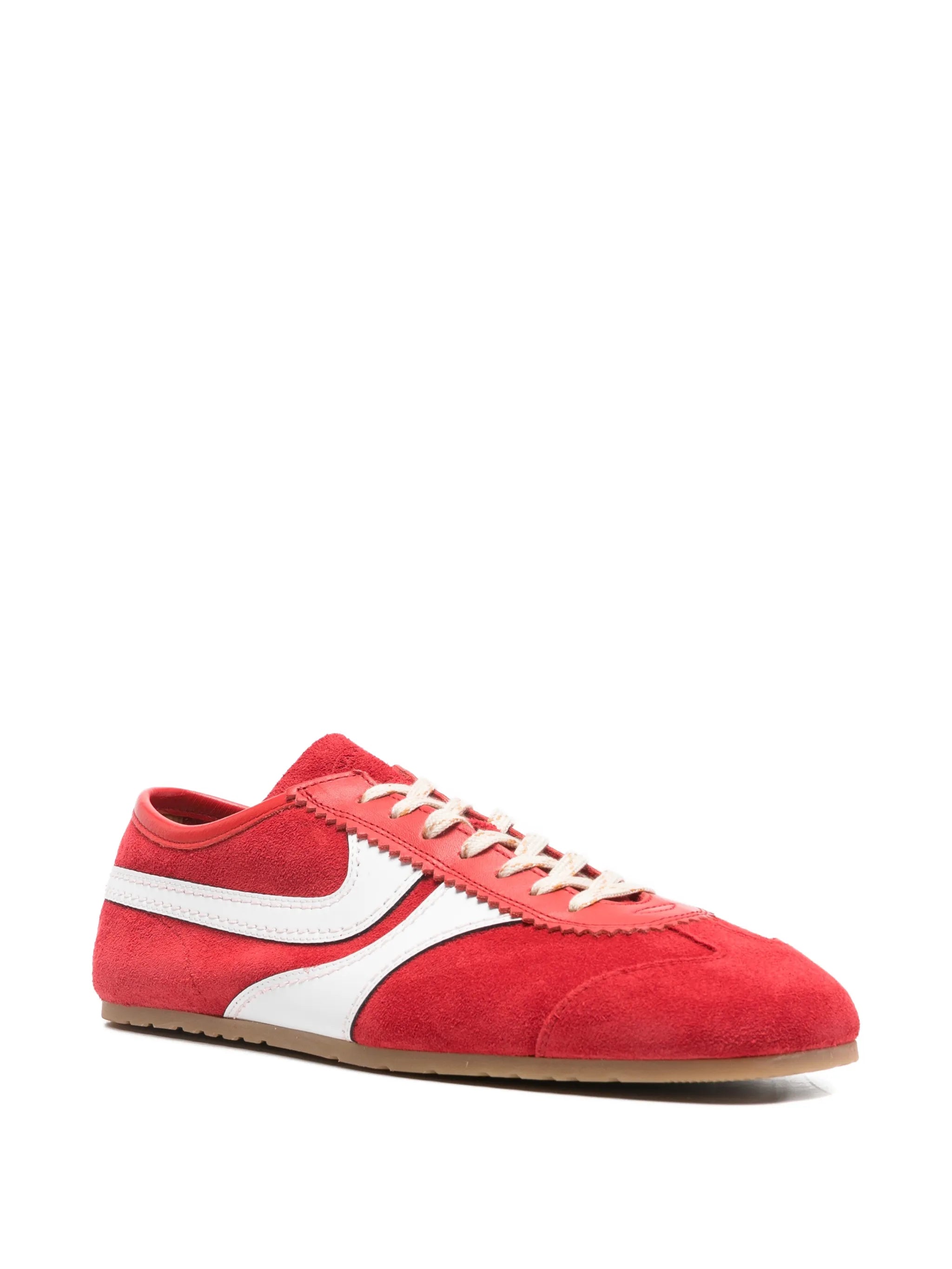 low-profile stripe sneakers