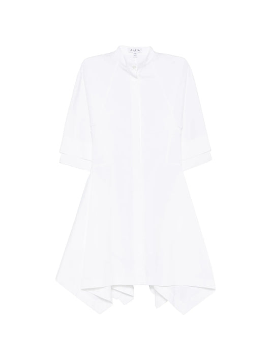 panelled mini dress