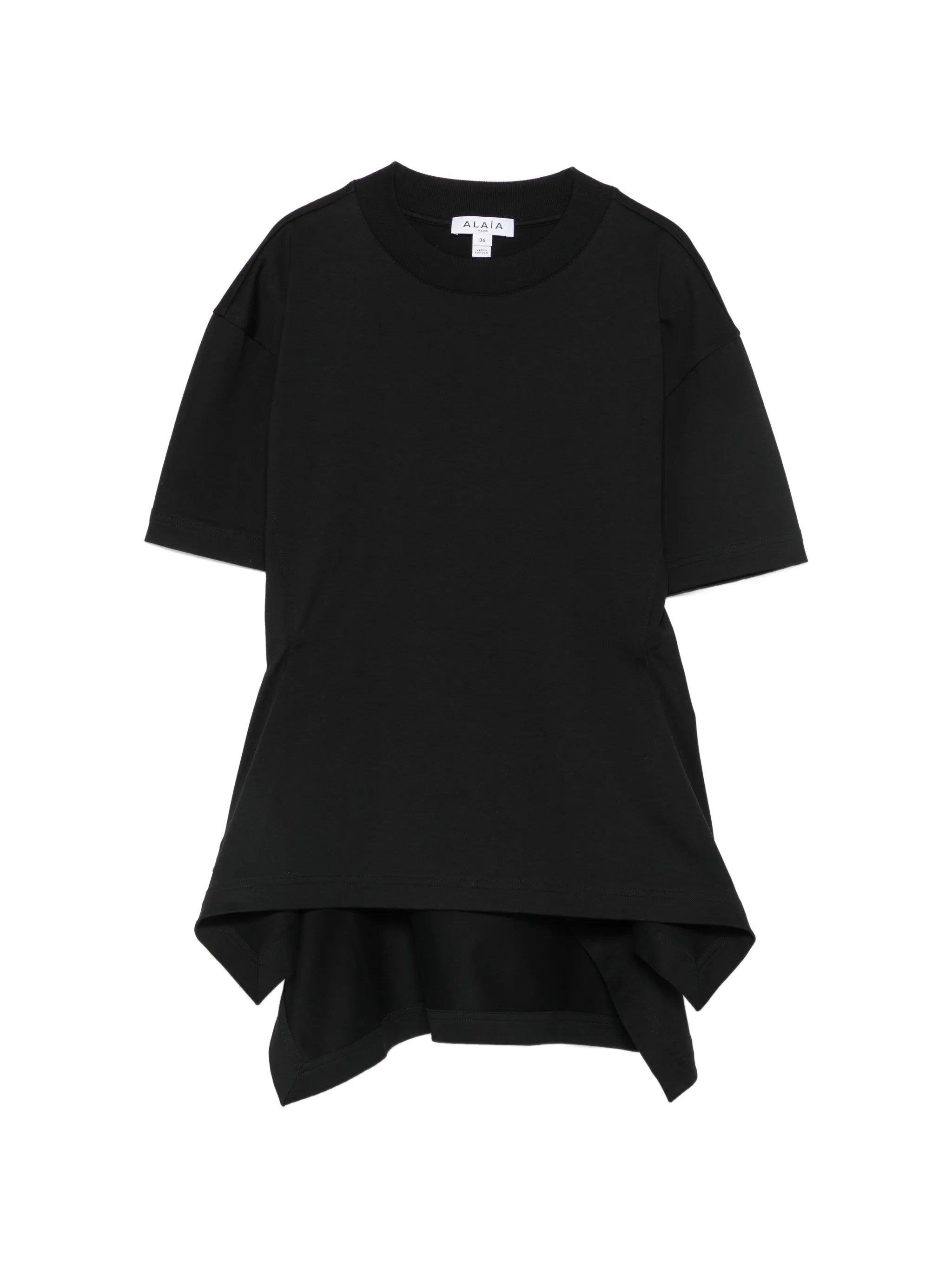 peplum-hem T-shirt