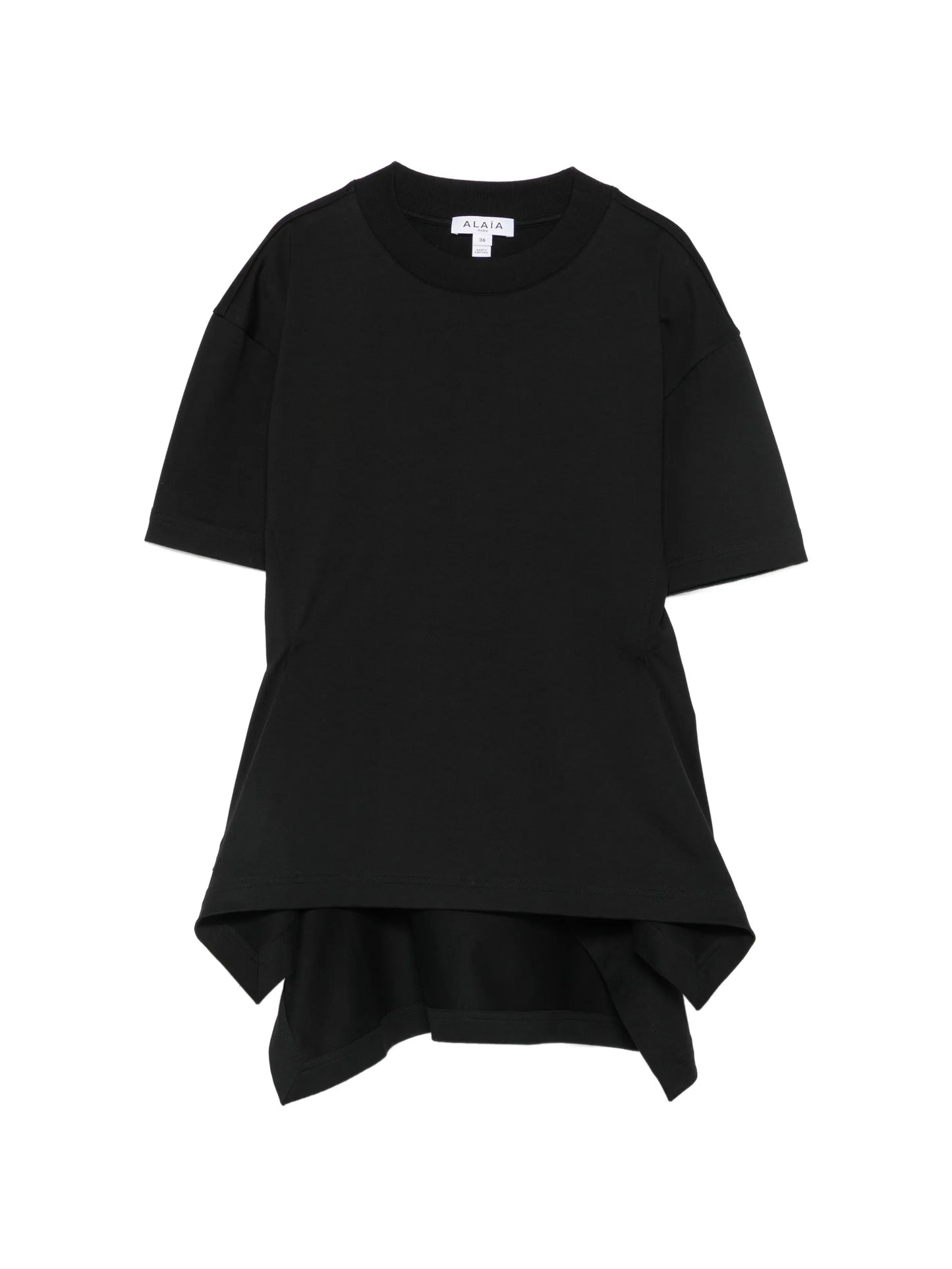 peplum-hem T-shirt