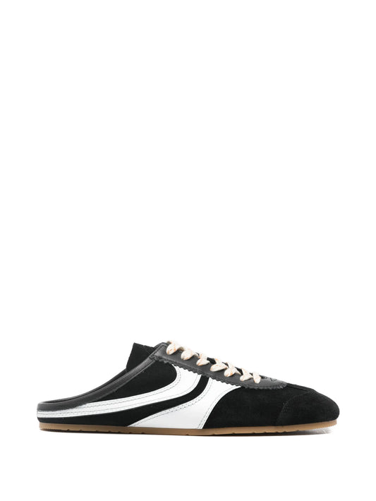 striped slip-on sneakers