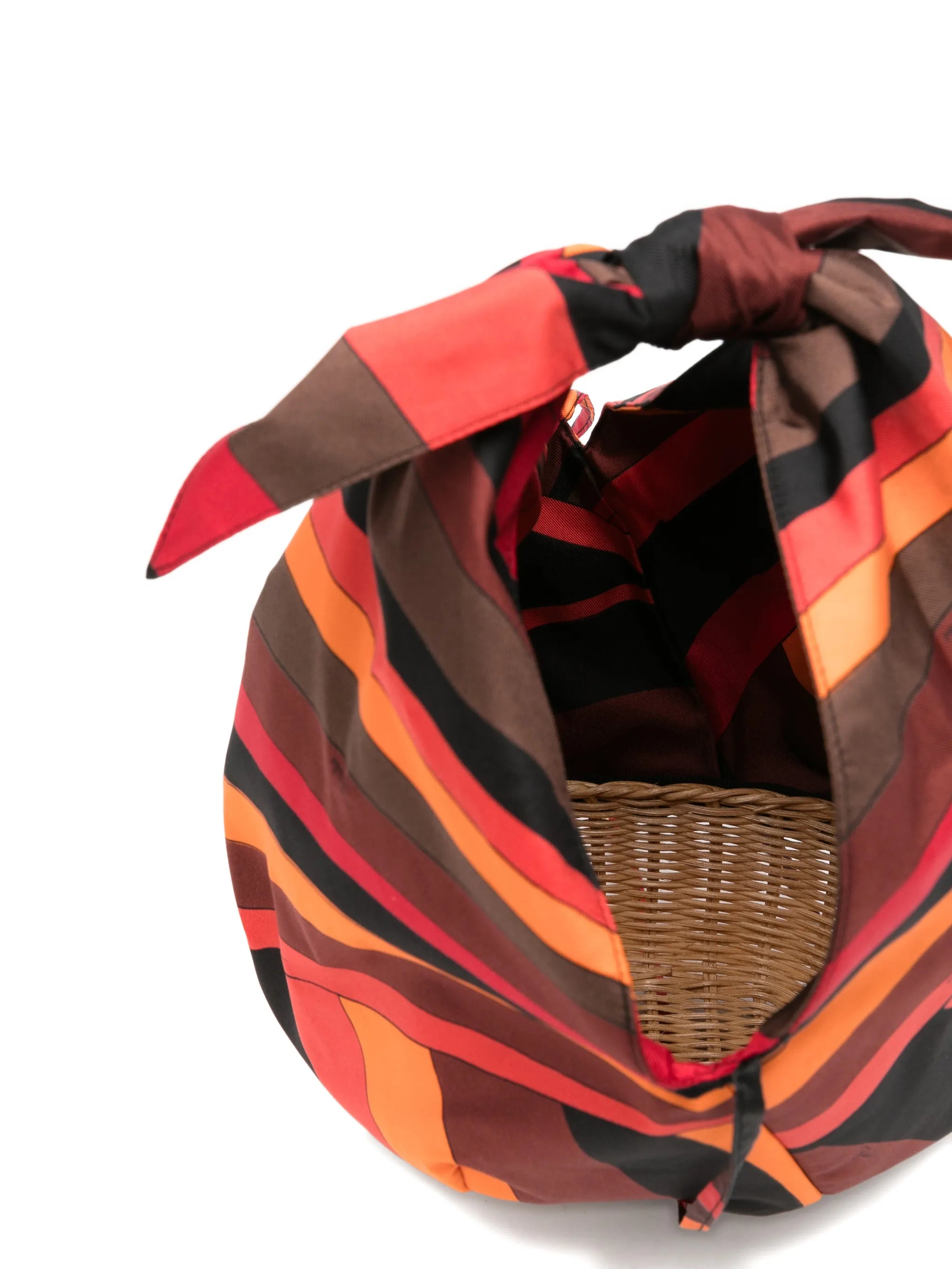 scarf-knot tote bag