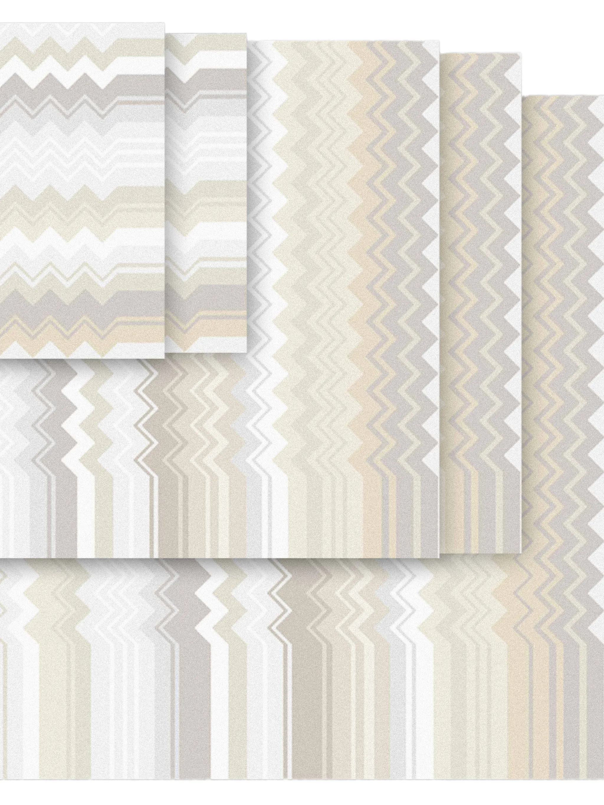 Giacomo chevron print towel set