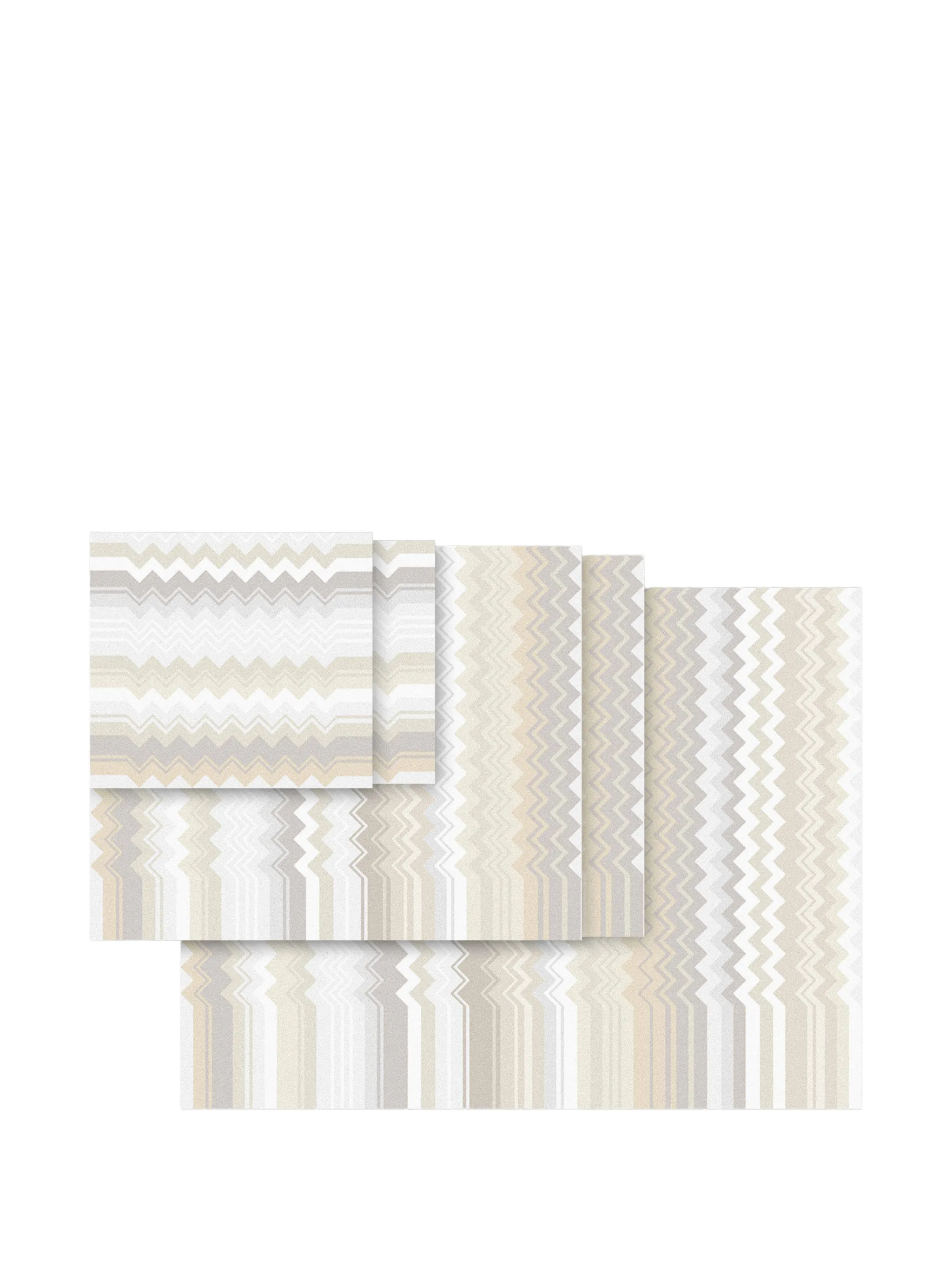 Giacomo chevron print towel set
