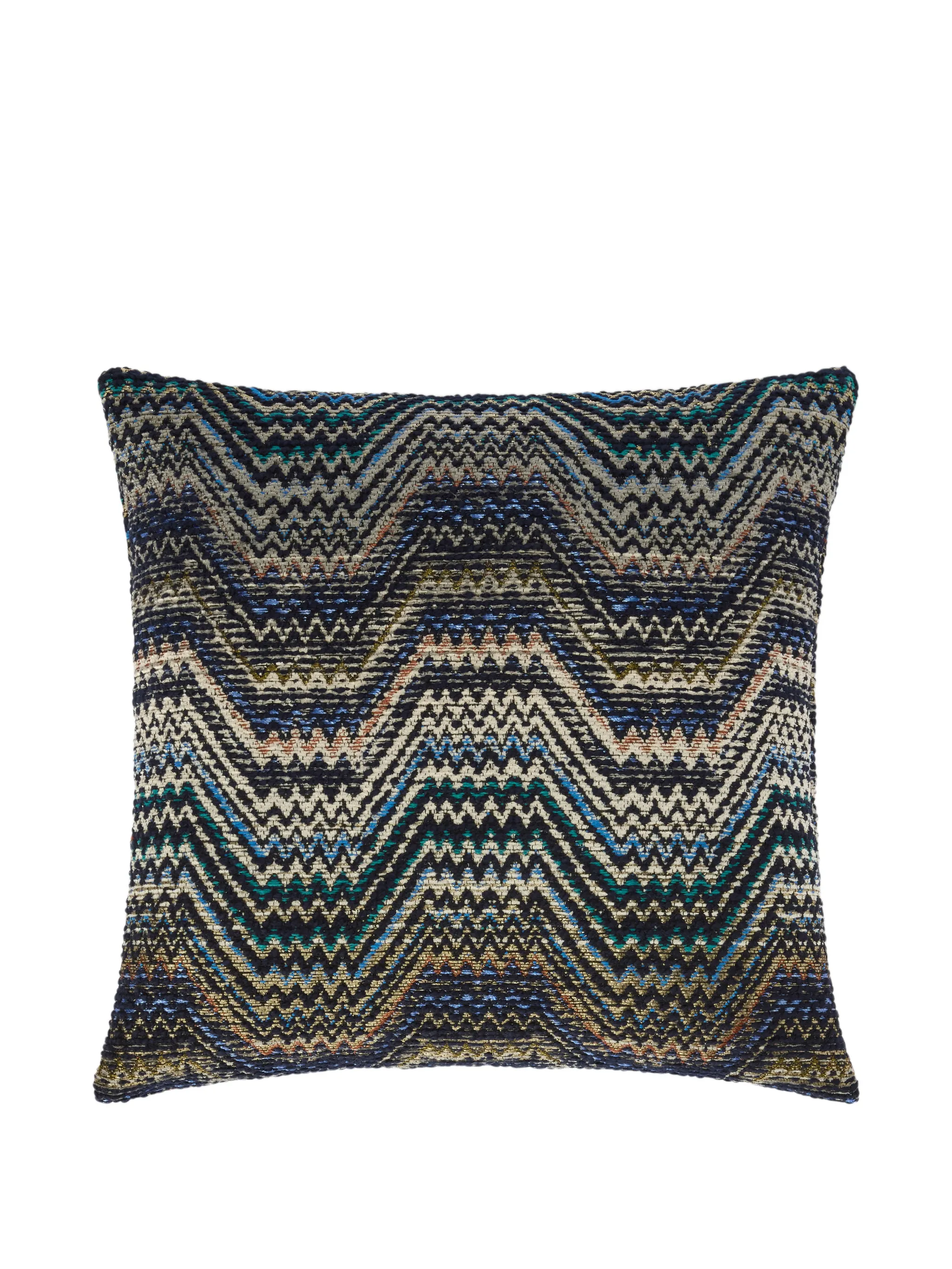 Amalfi zigzag-woven cushion