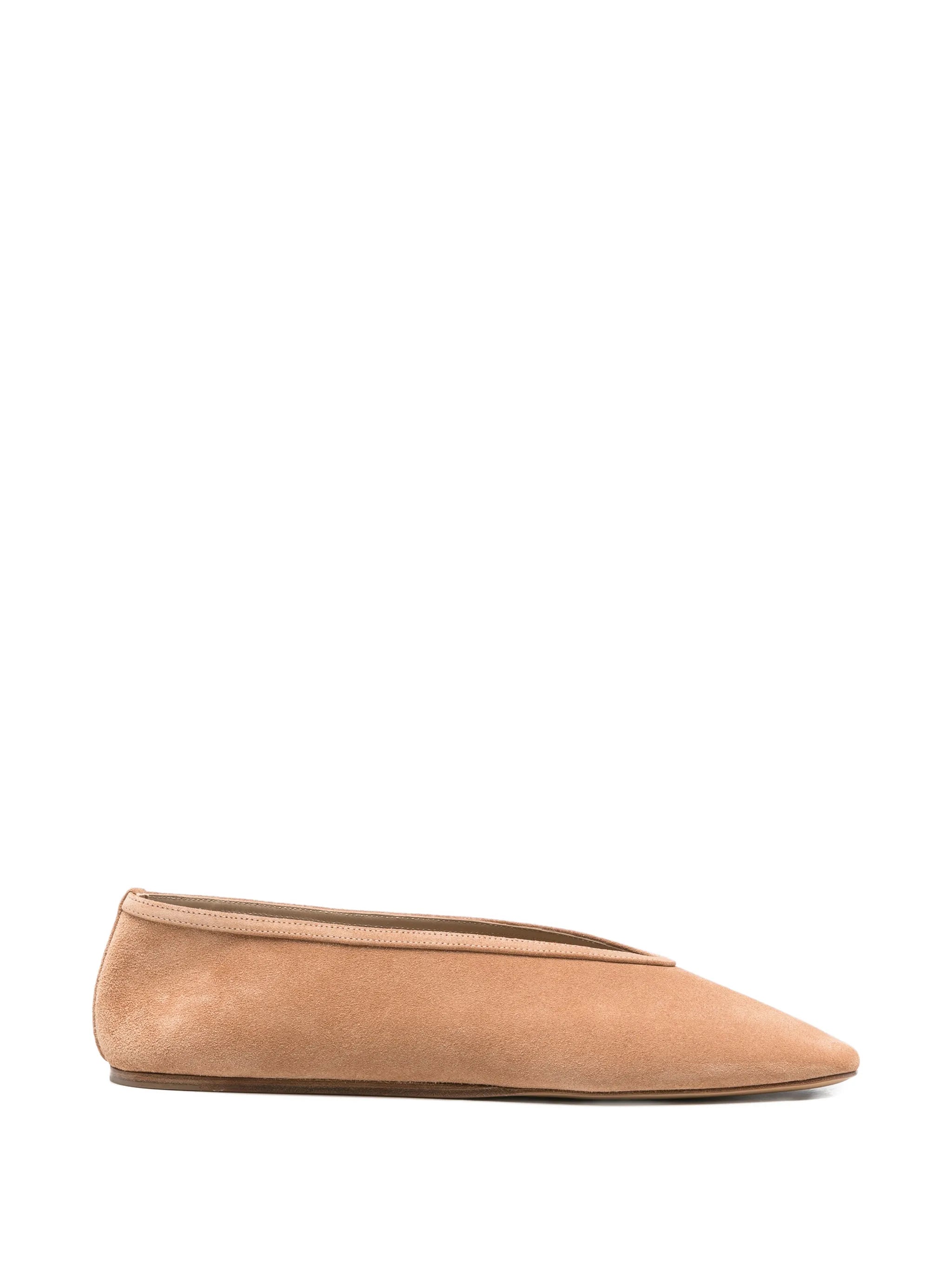 pointed-toe suede pumps