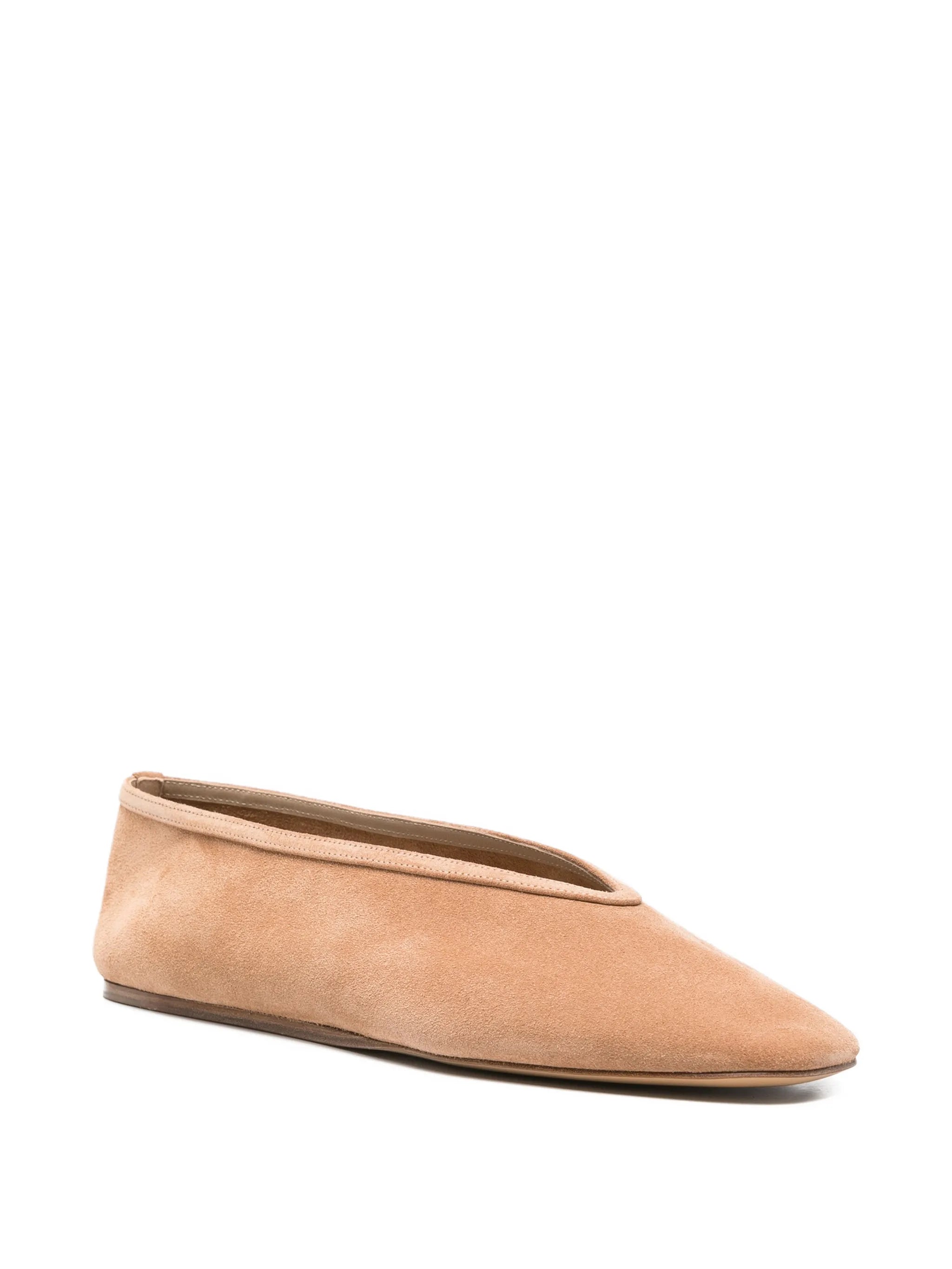 pointed-toe suede pumps