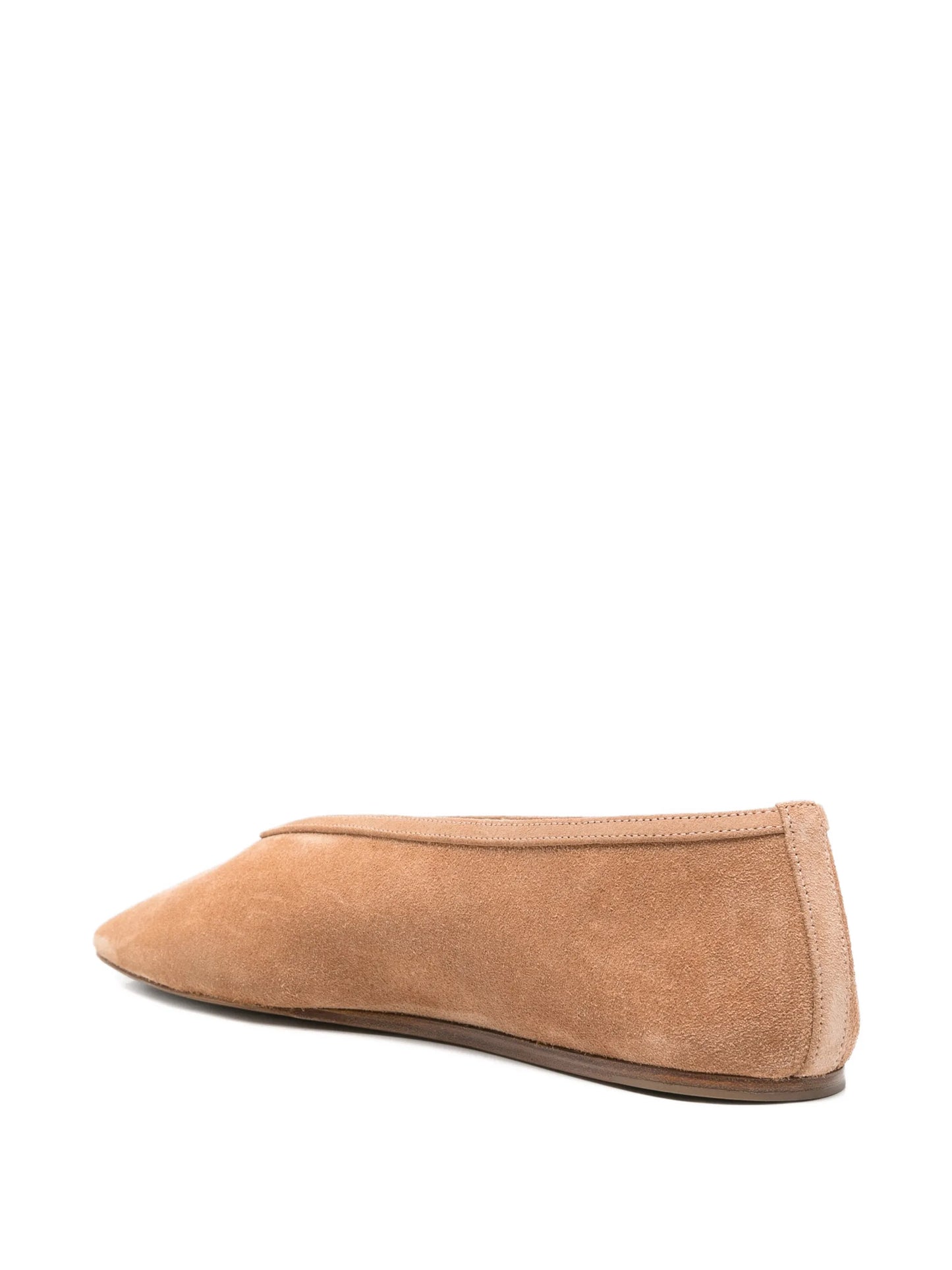 pointed-toe suede pumps