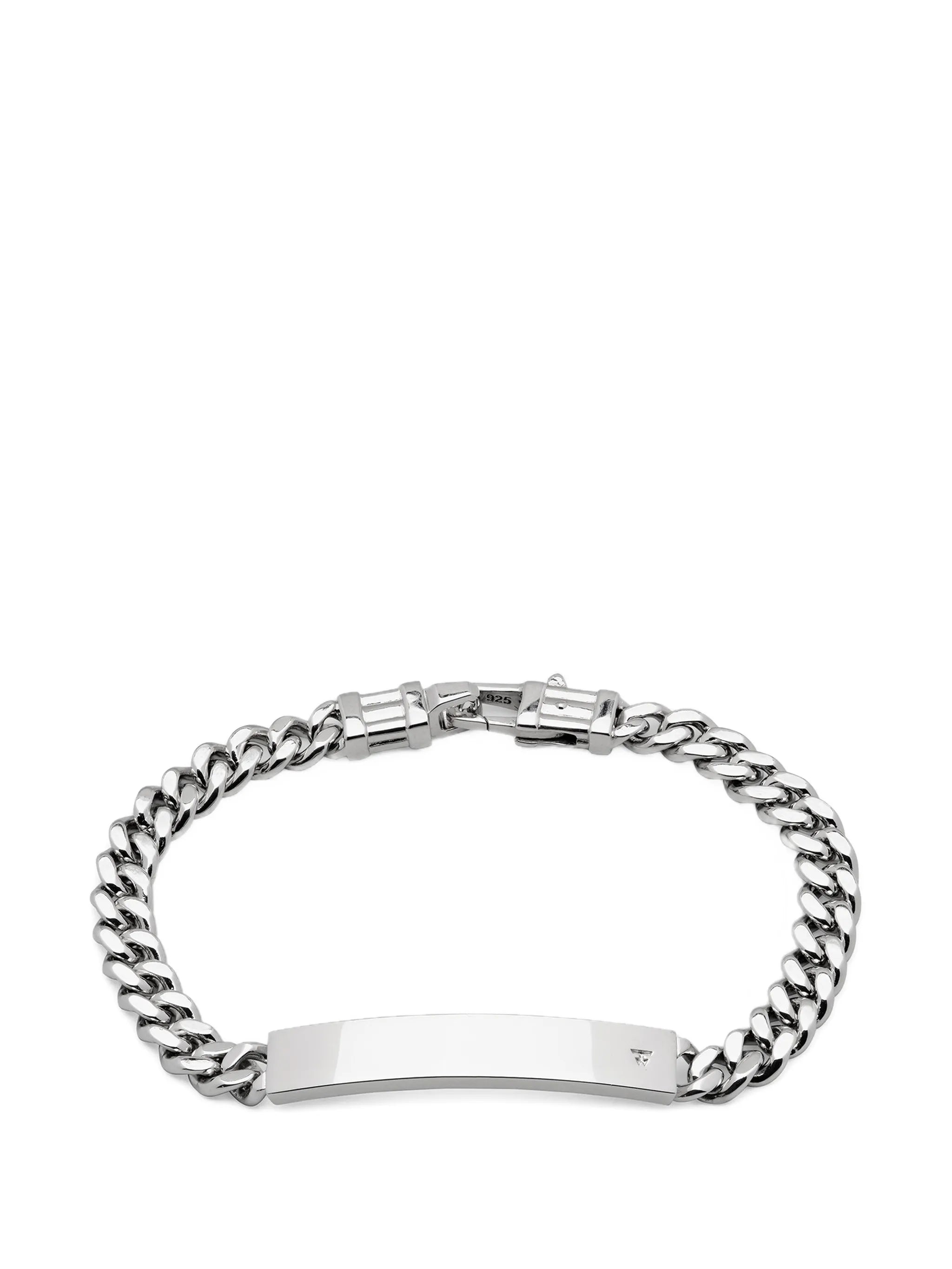 ID curb-chain bracelet