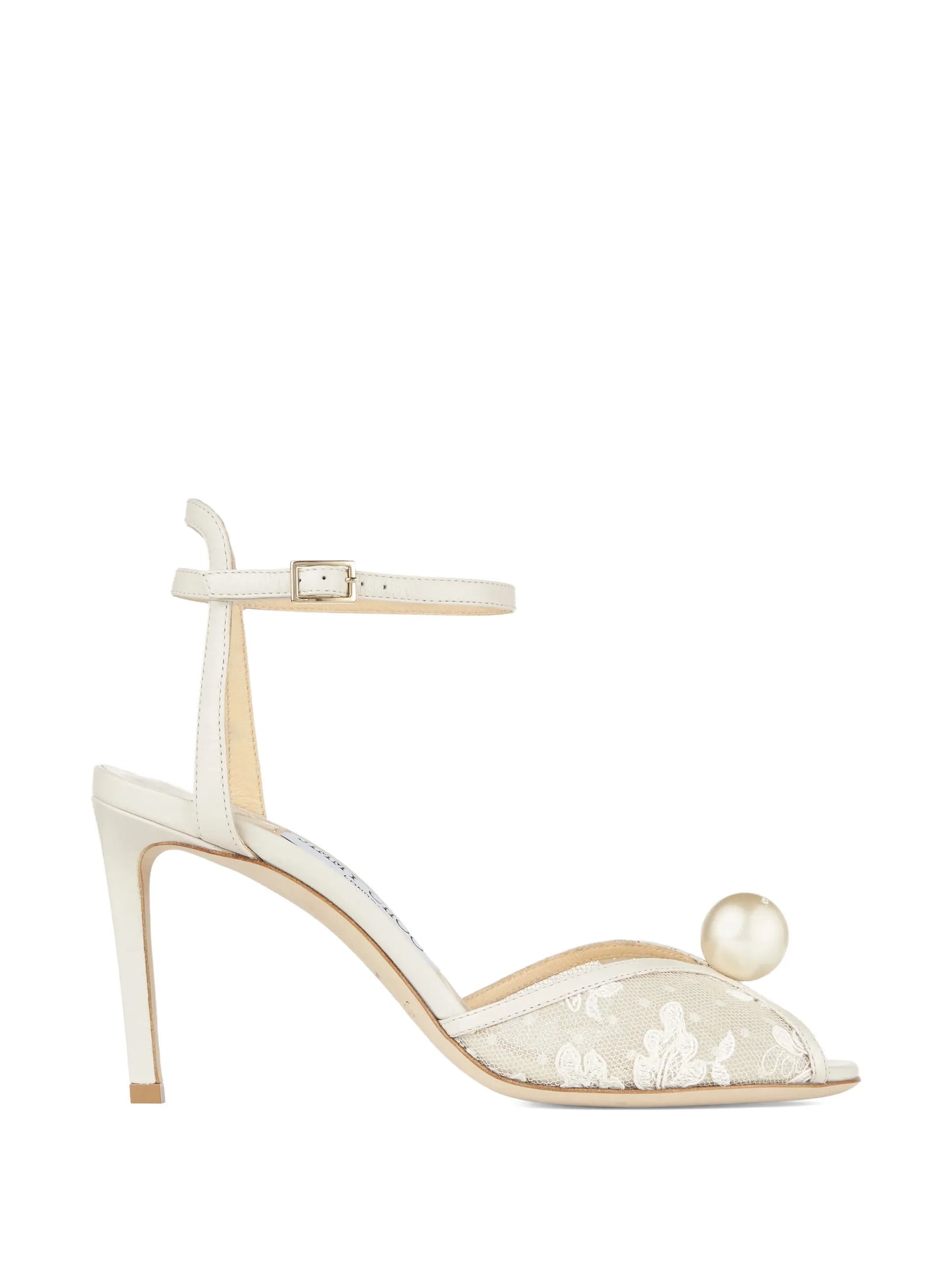 pearl lace sandals
