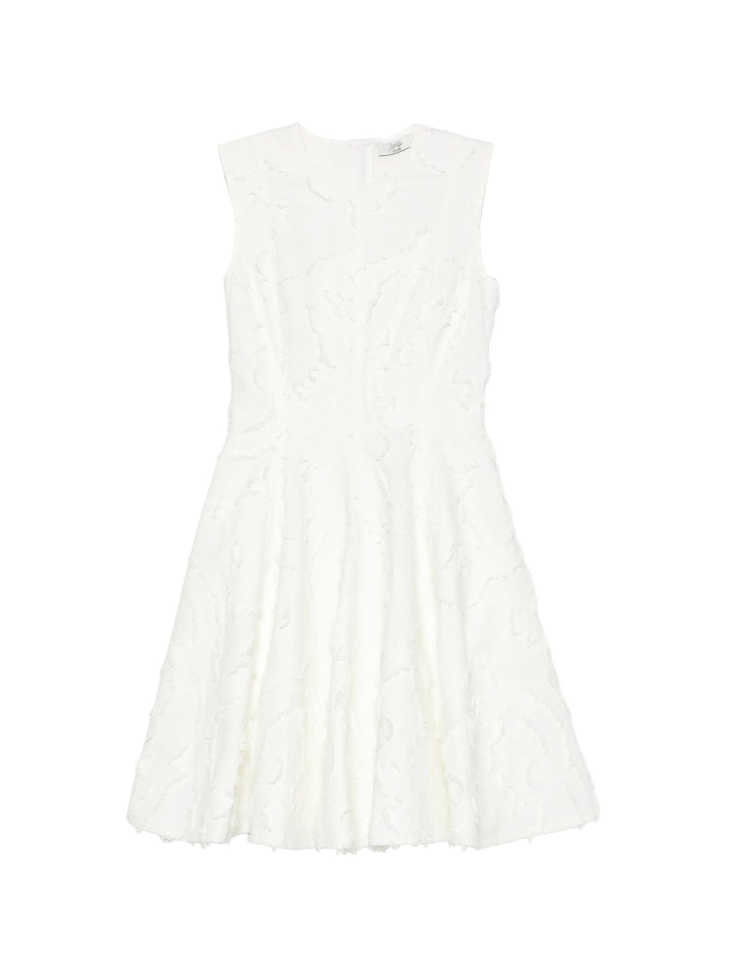 crew-neck mini dress