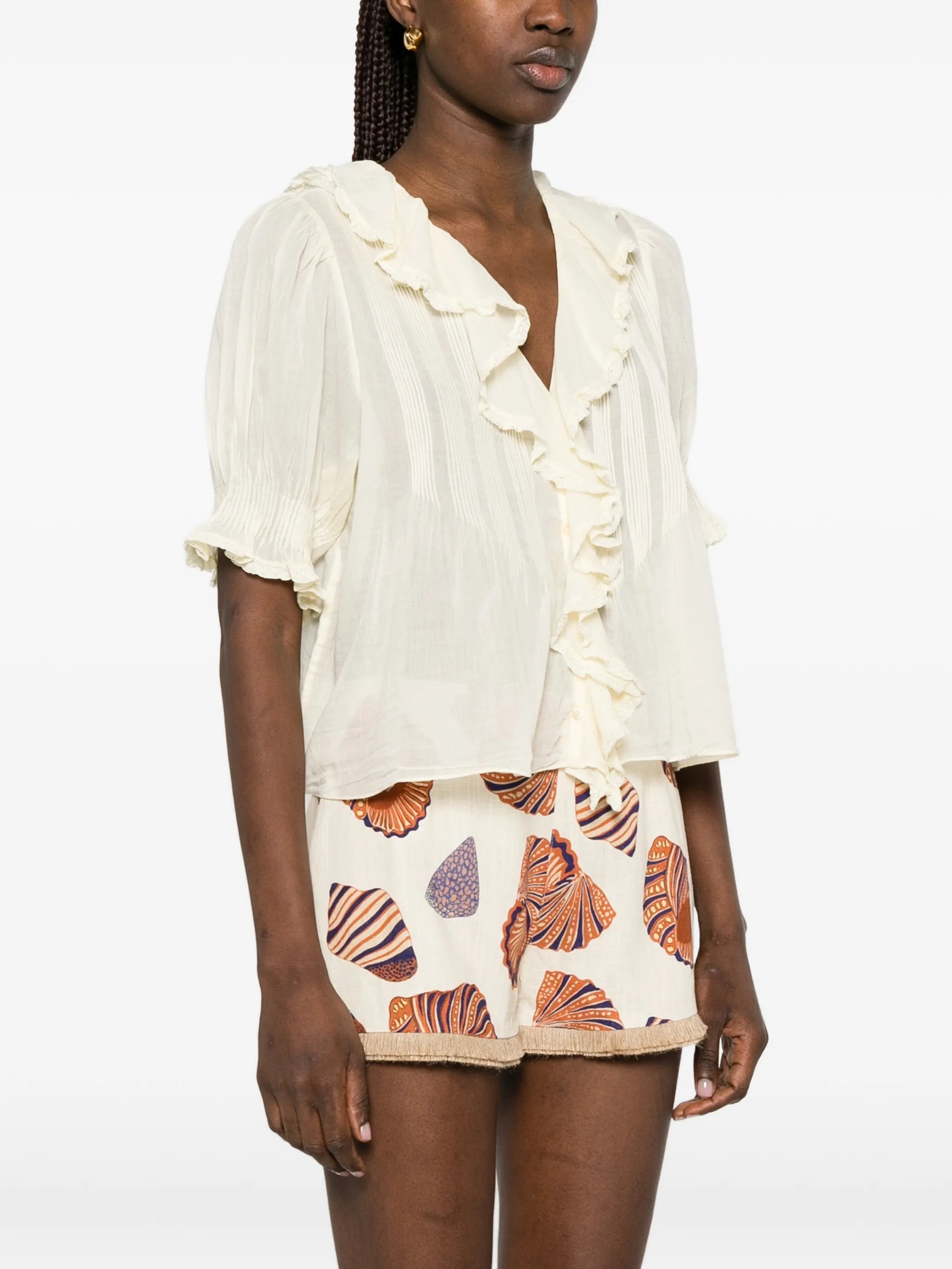 Henri ruffled blouse