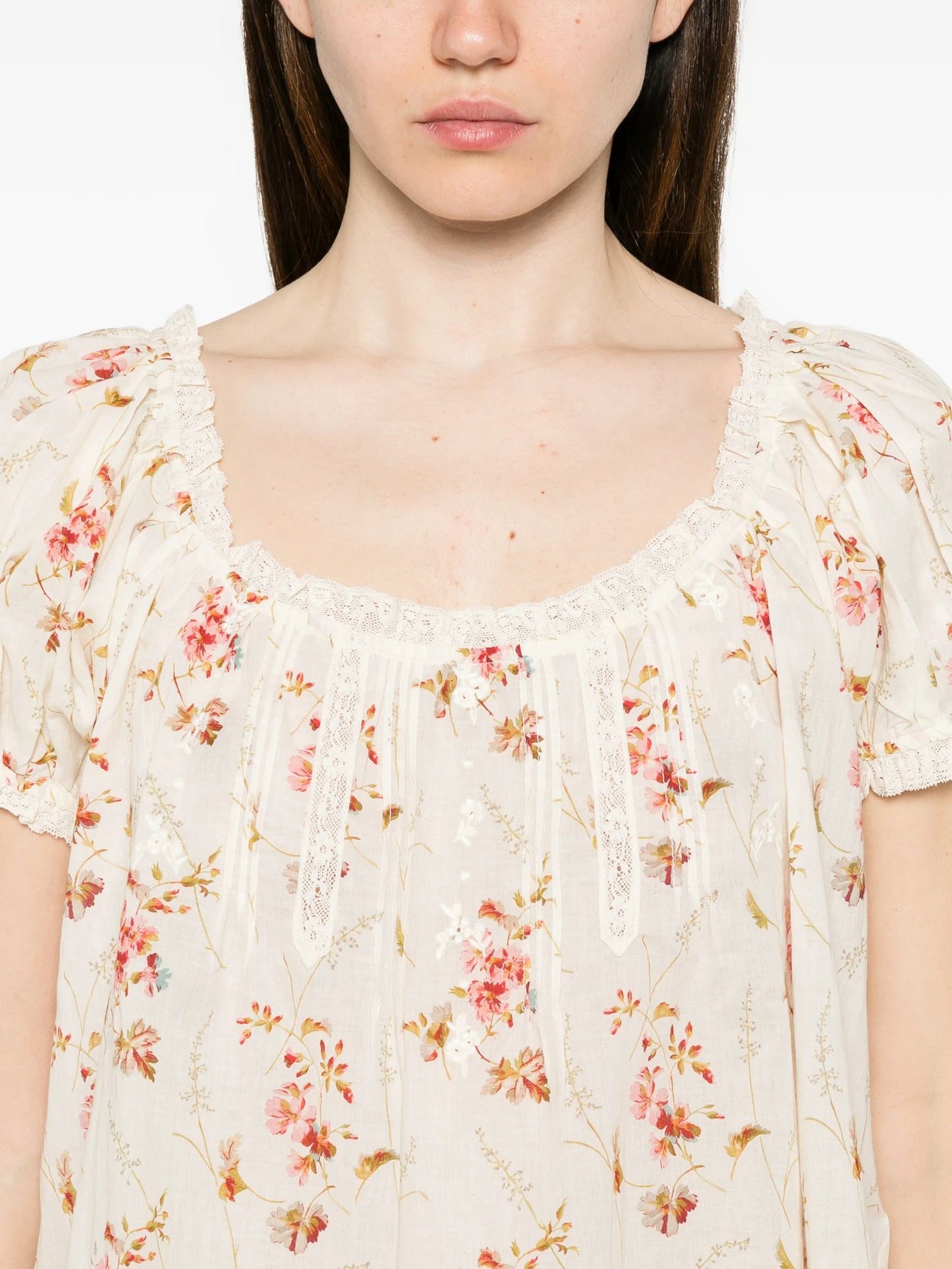 Frederica floral-print blouse