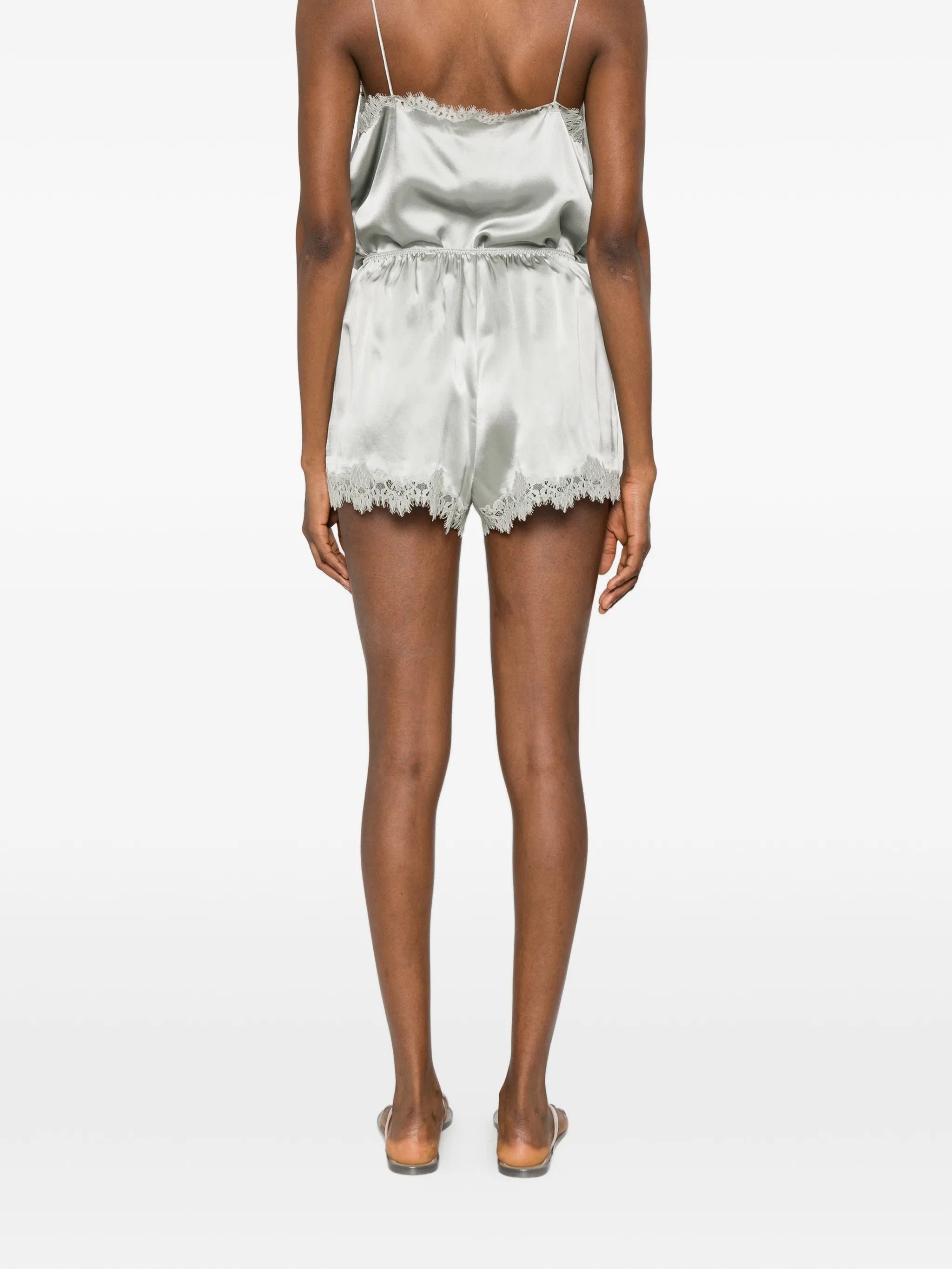 Iona lace-trim shorts