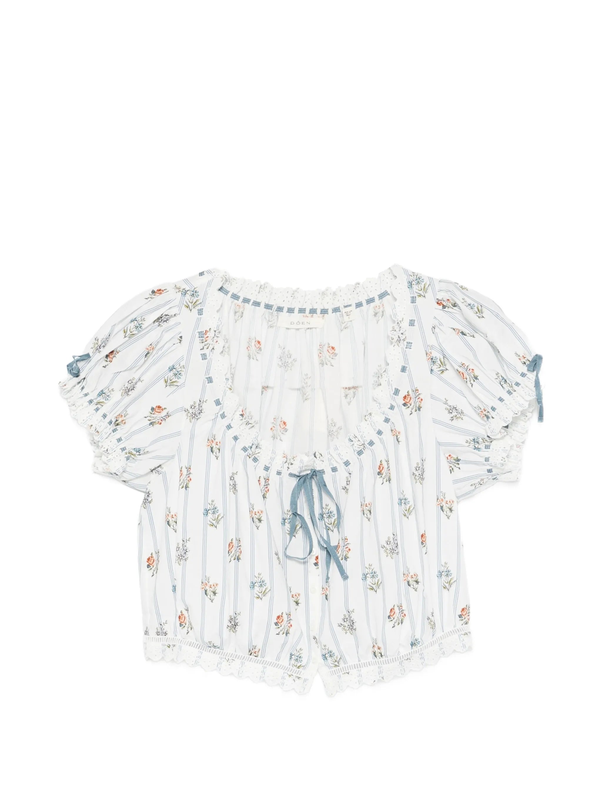 Nera floral-print blouse