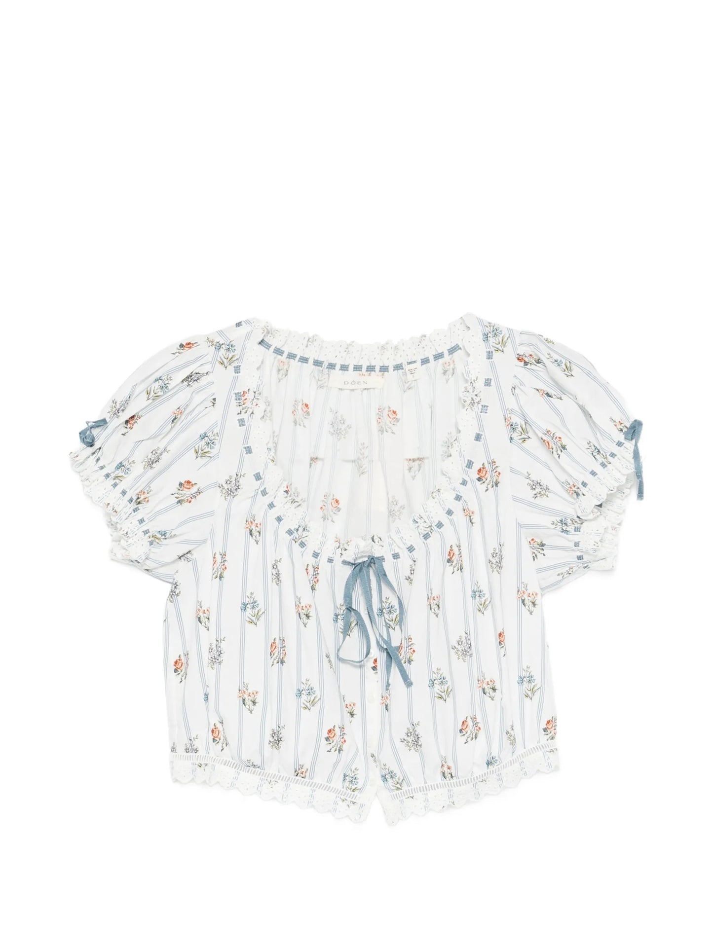 Nera floral-print blouse