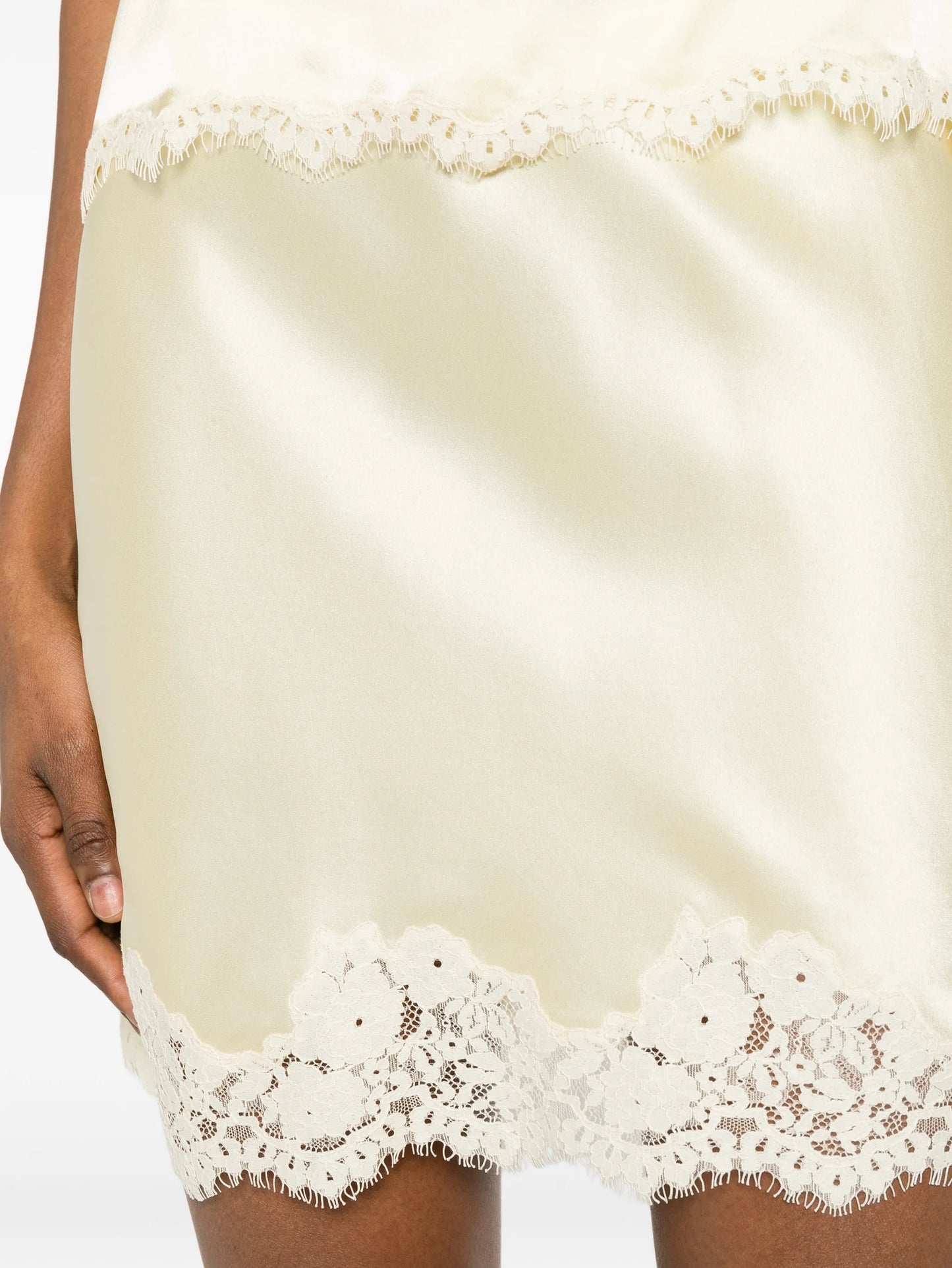 Giulietta lace-trim skirt