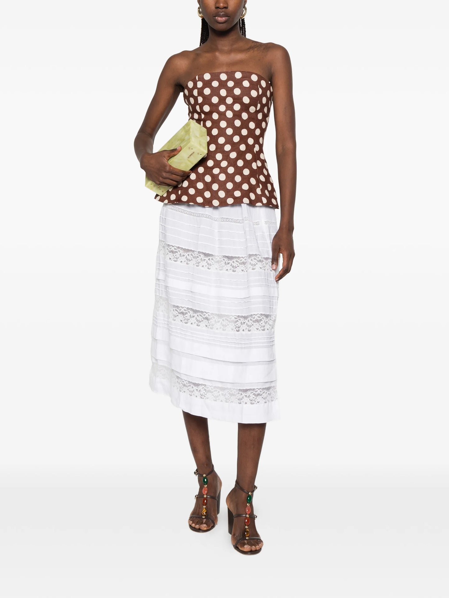 Sidra midi skirt