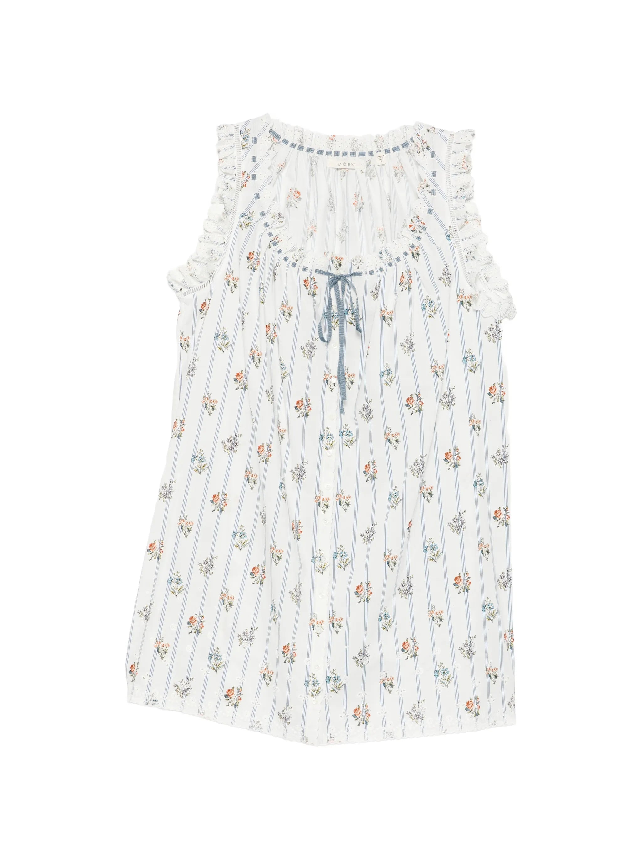 Nessie floral-print ruffled mini dress