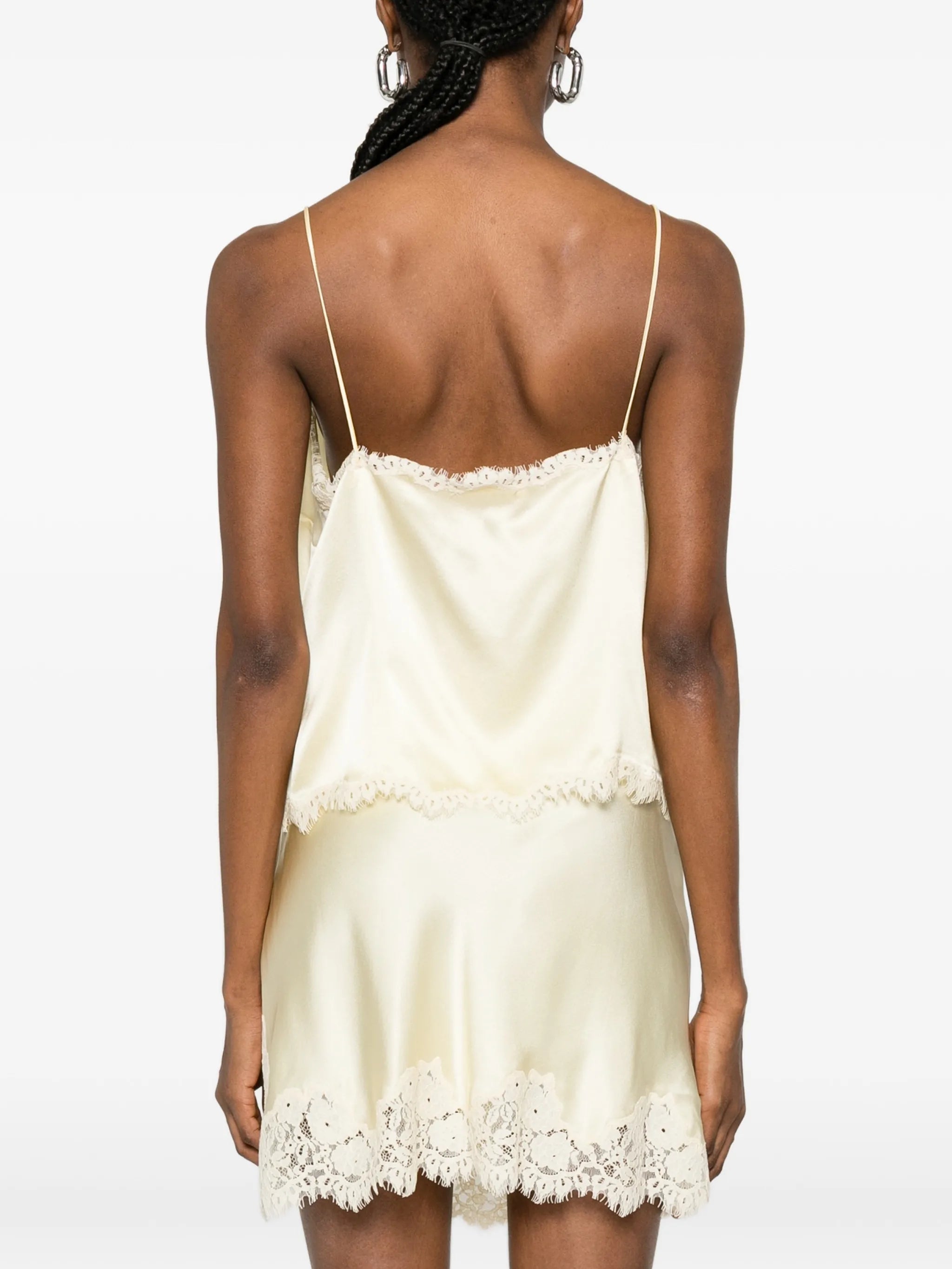 Loure lace-trim top