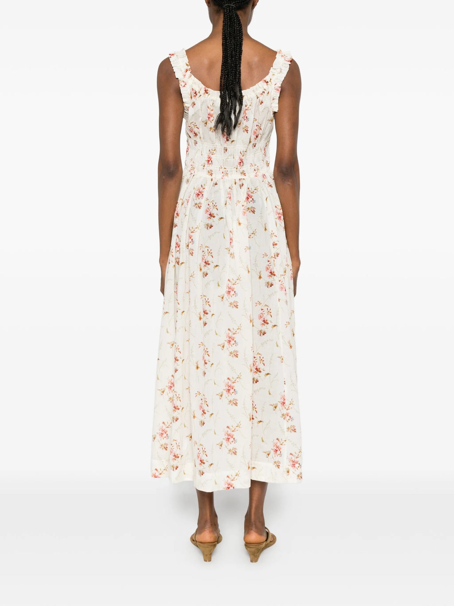 Emmaretta floral-print midi dress