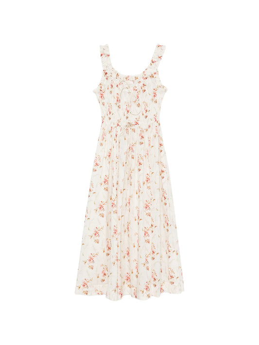 Emmaretta floral-print midi dress