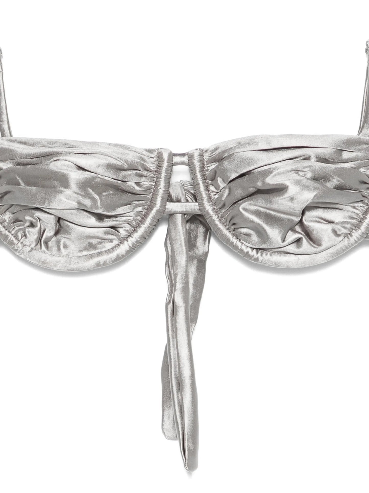 ruched bikini top