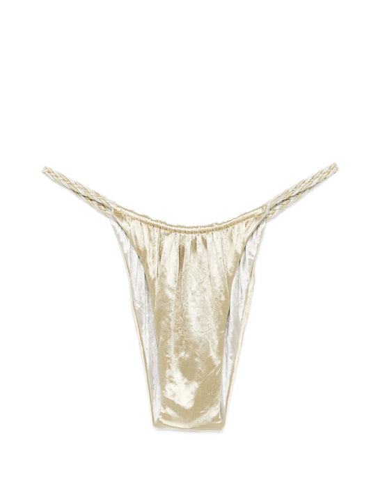 Twist strap bikini bottom