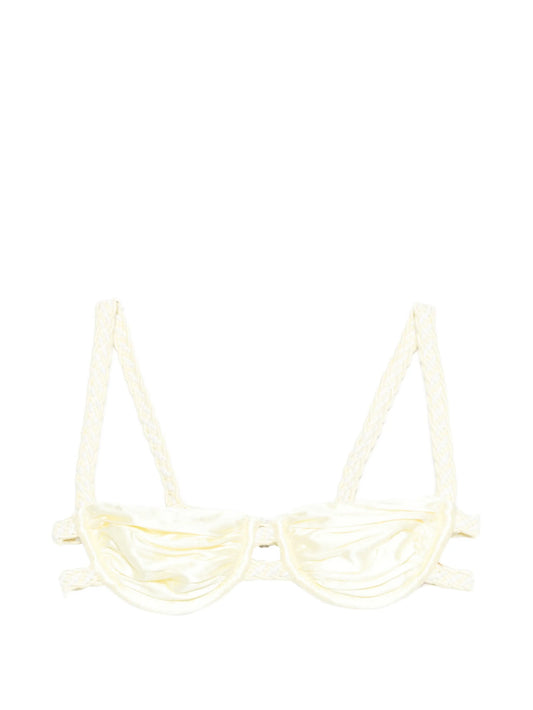 weave strap bikini top