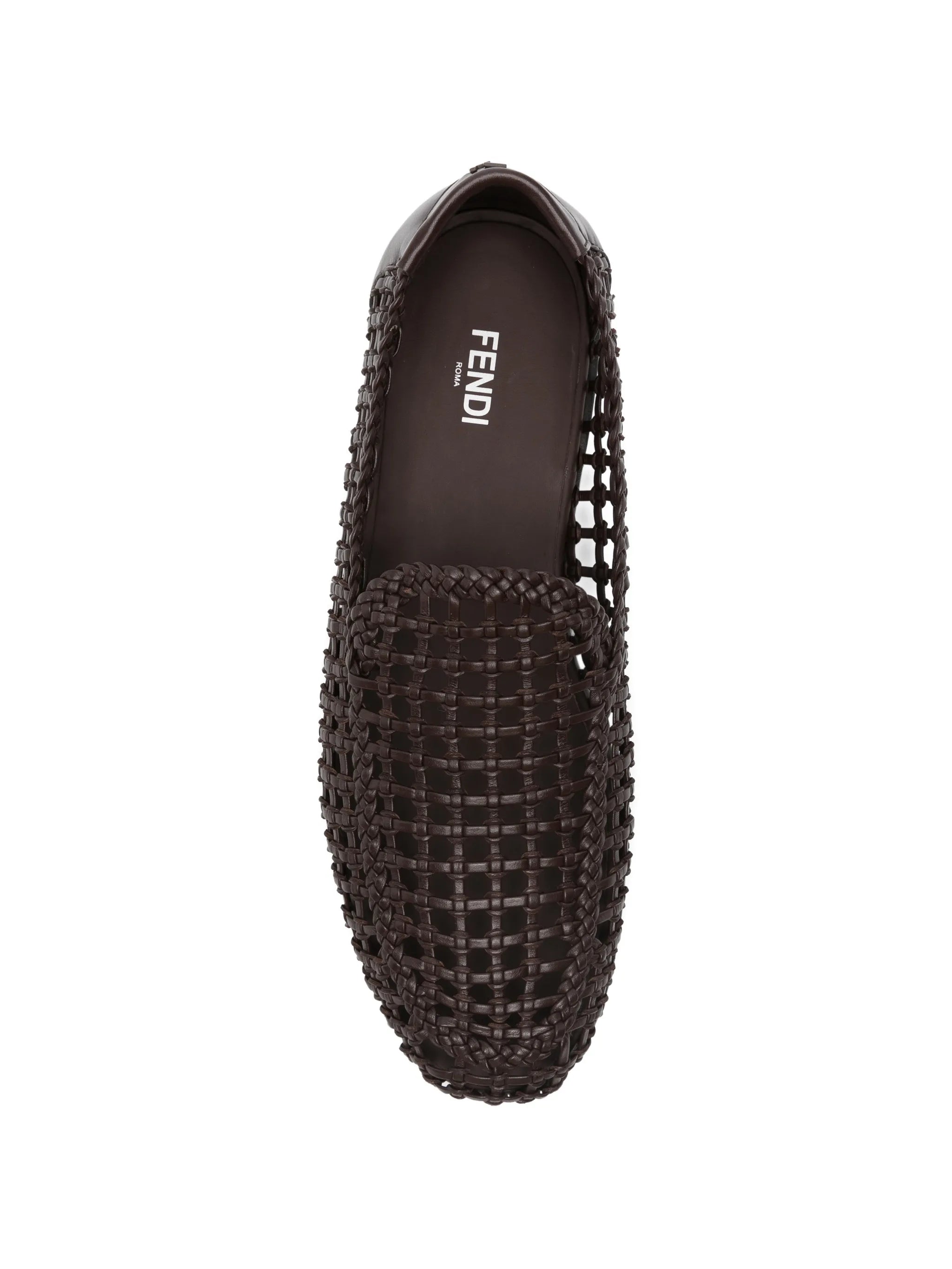 braided leather loafers