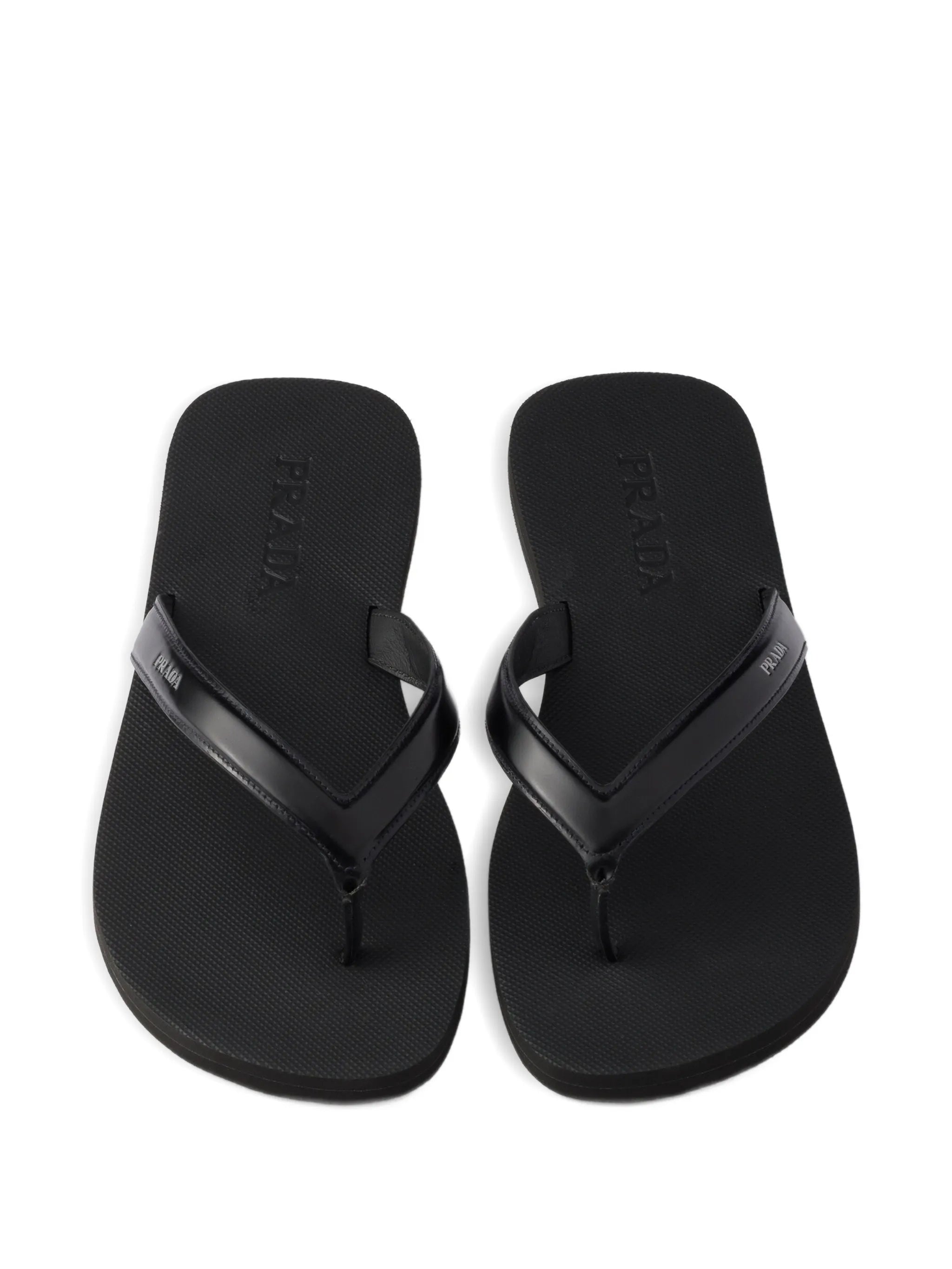 logo-detail sandals