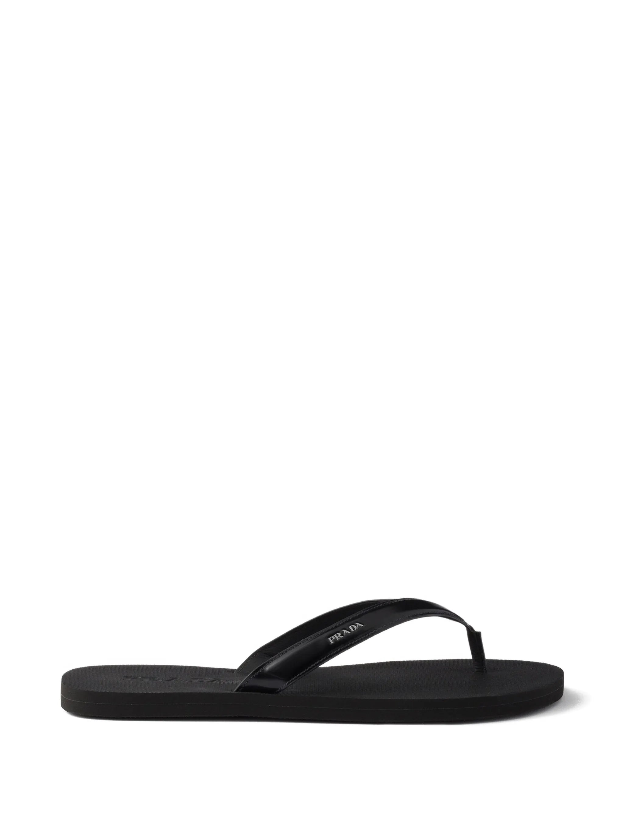 logo-detail sandals