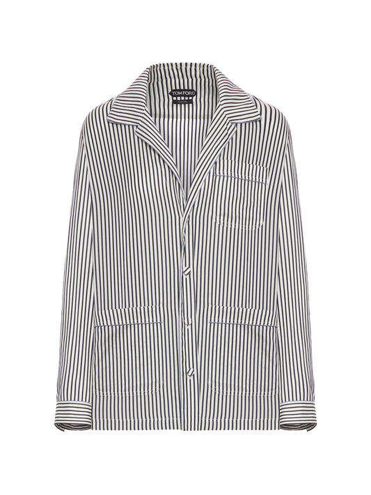striped pyjama shirt