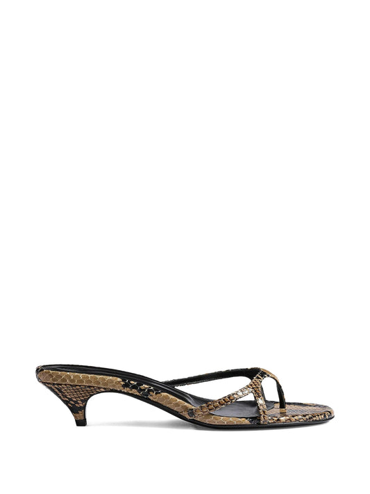 35mm Mila leather sandals