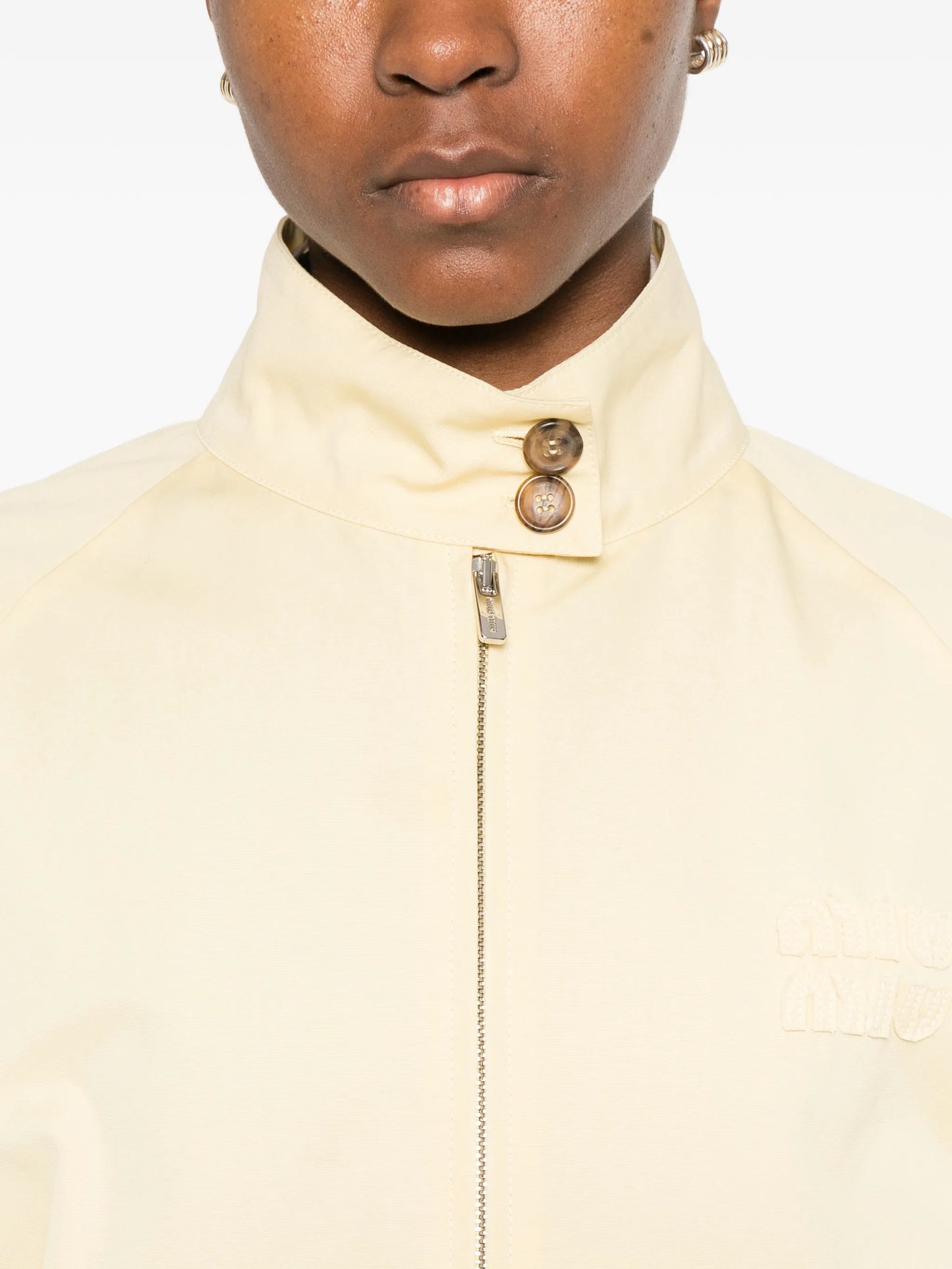 logo-lettering jacket