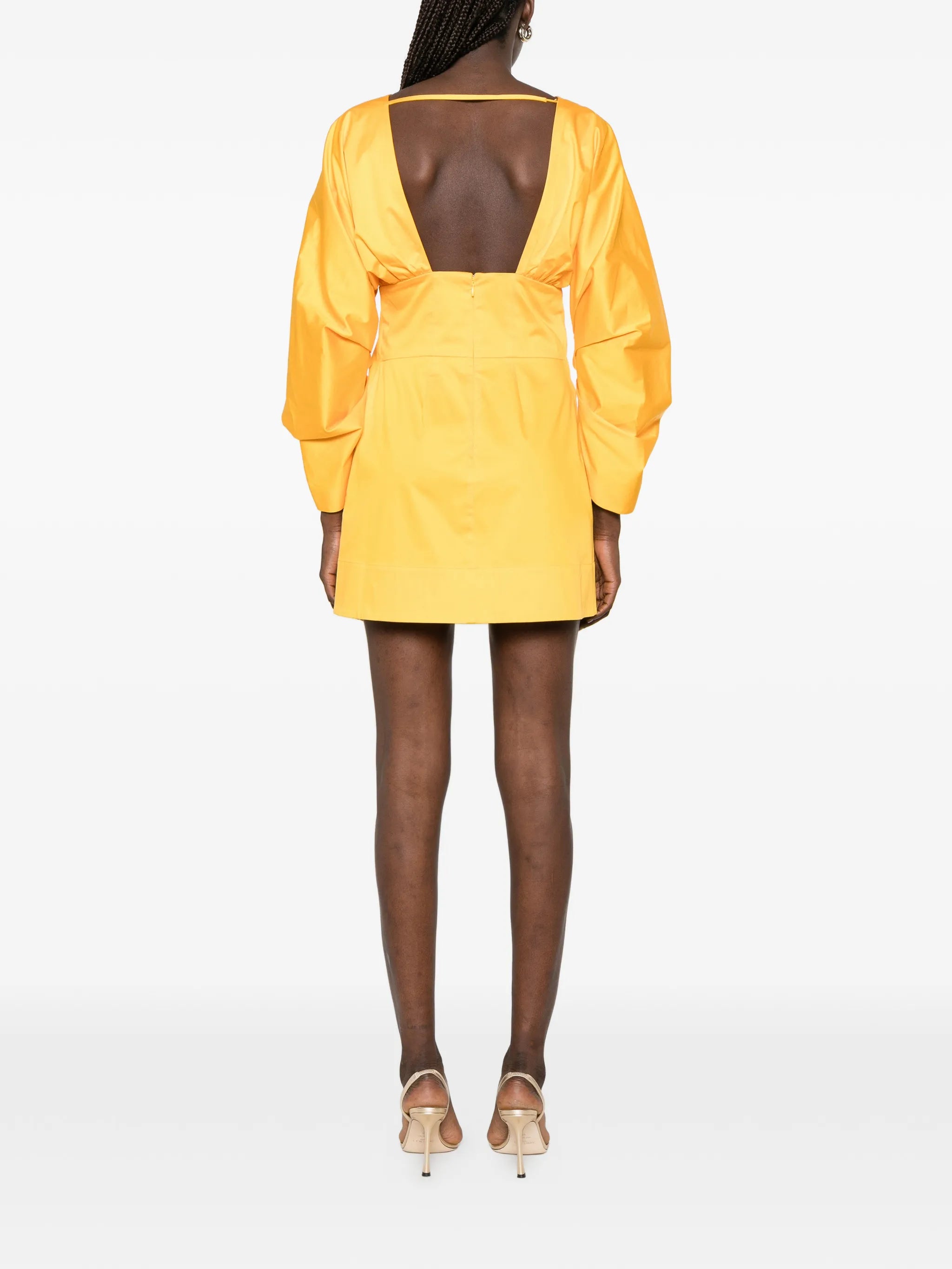 Questra balloon-sleeve mini dress