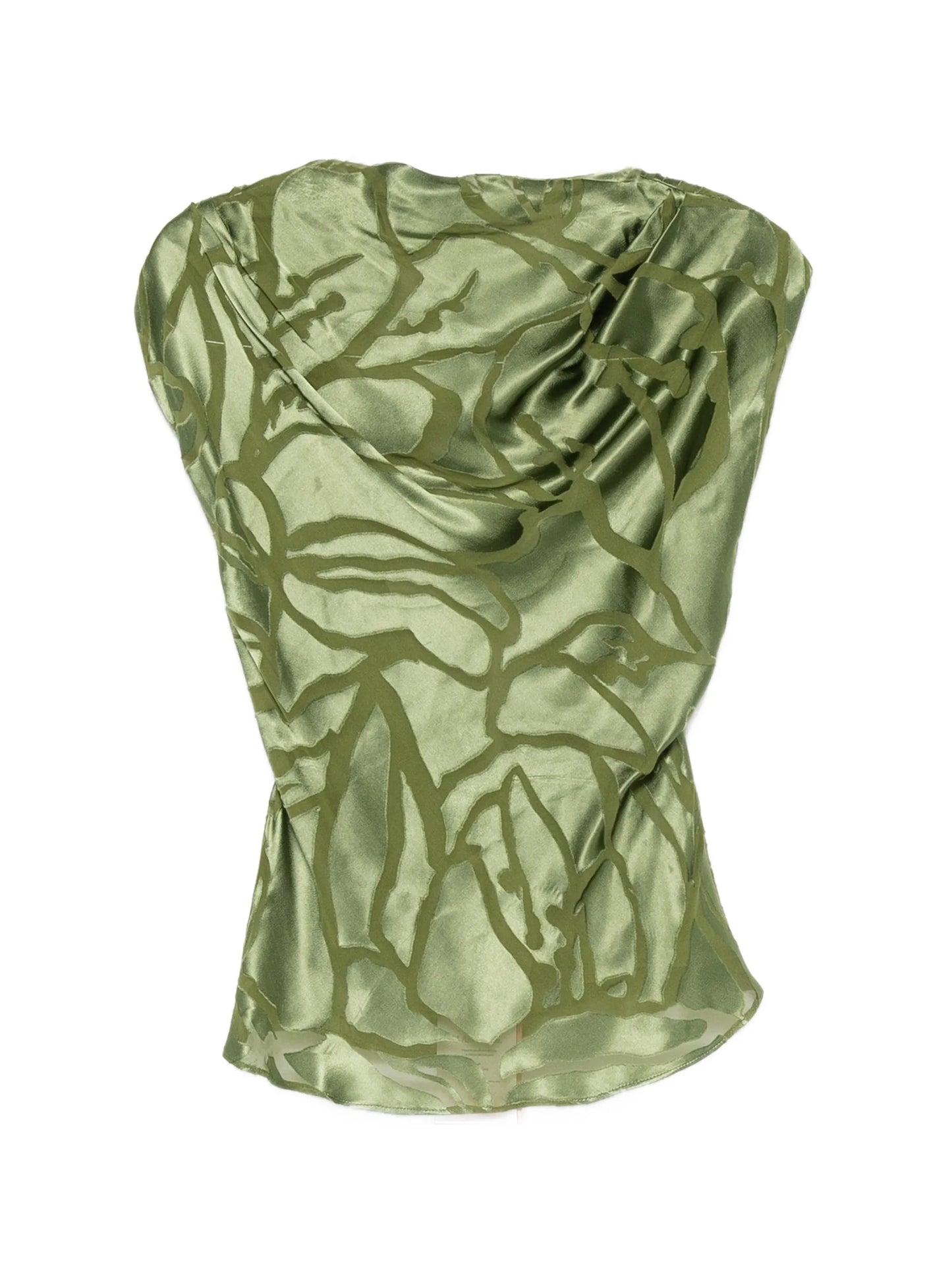 Monette cowl-neck top
