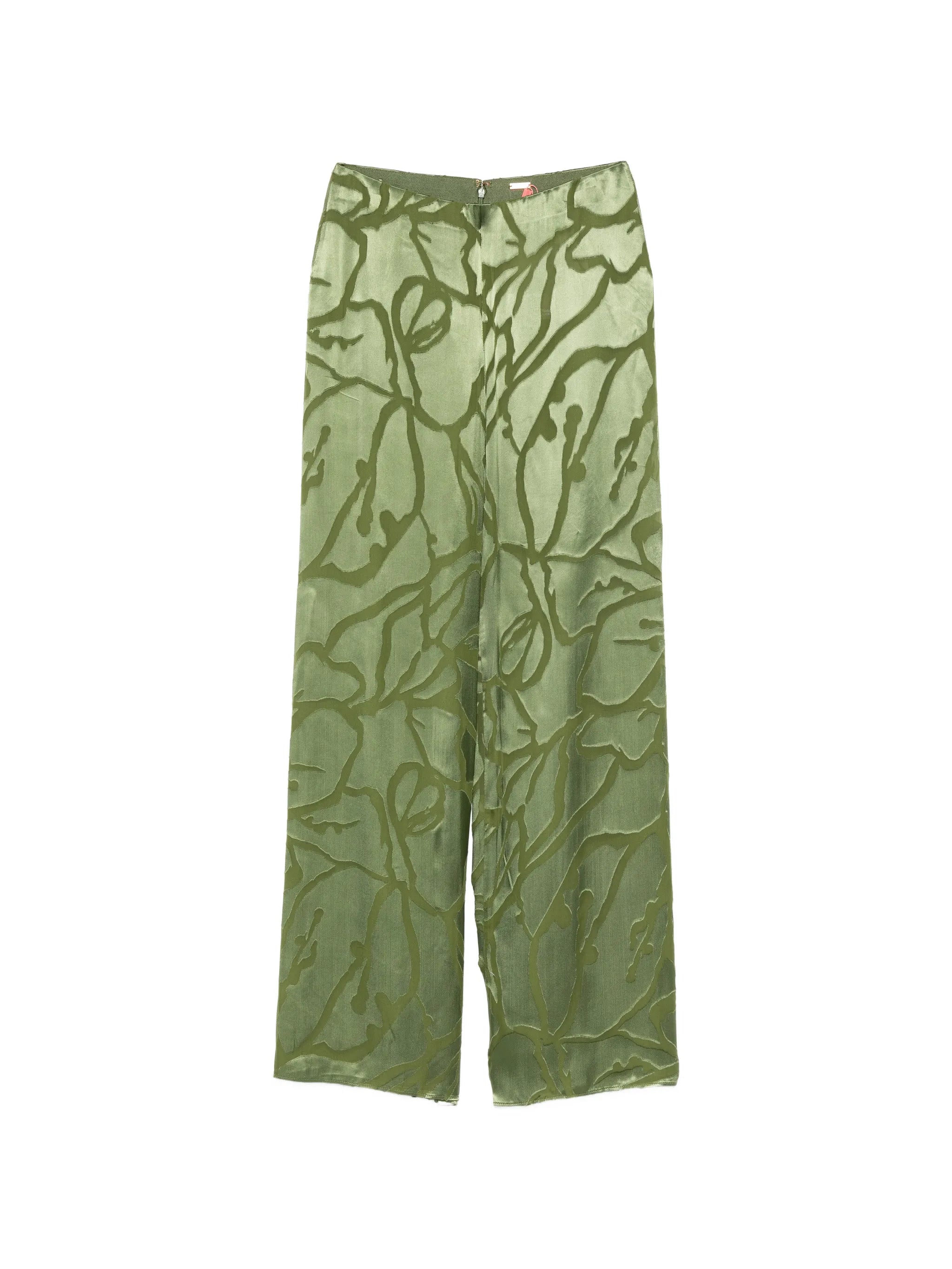 Sara floral-pattern trousers