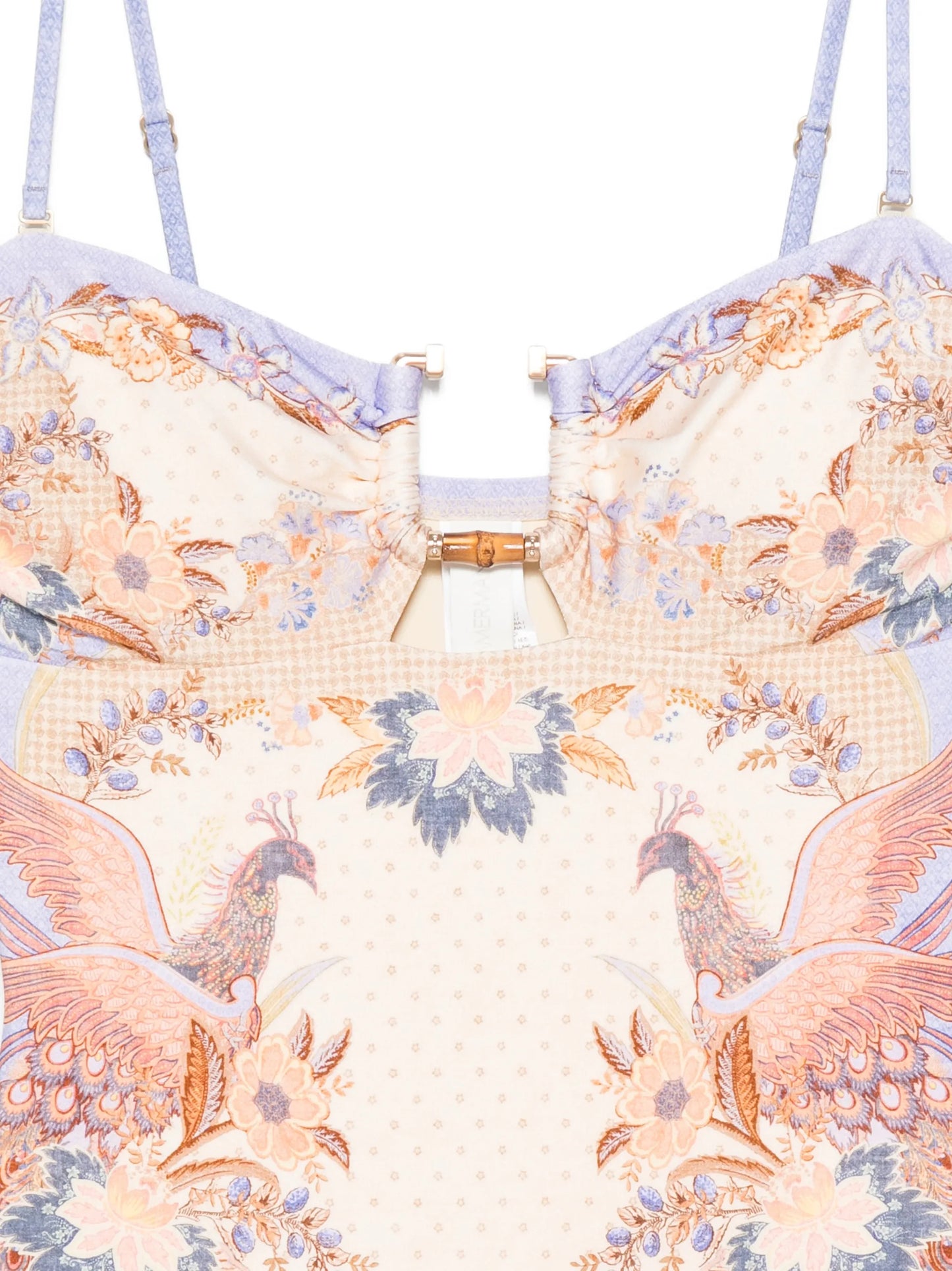 Indra bamboo-trim swimsuit