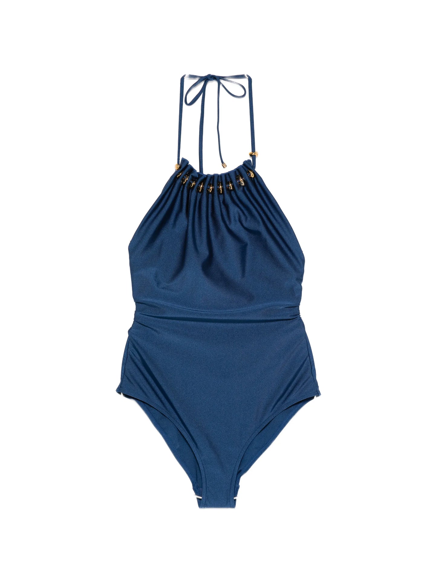 Aster gathered bead swimsuit