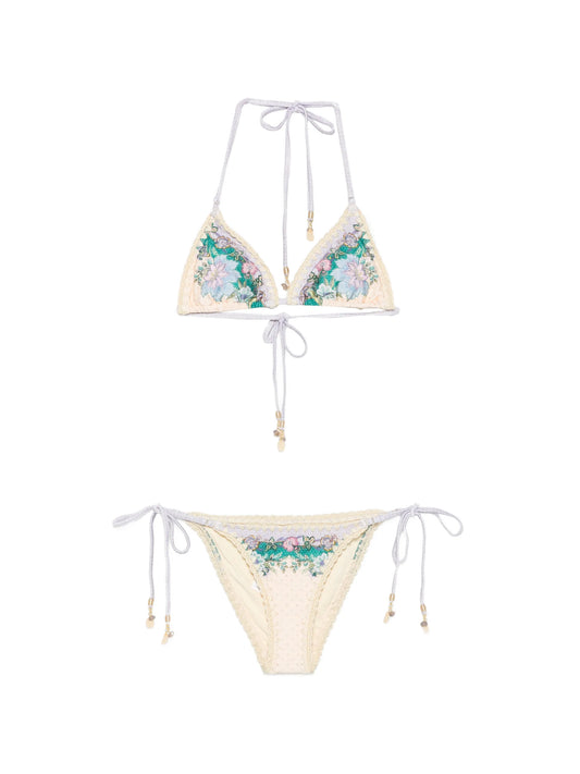 Indra crochet-detail bikini