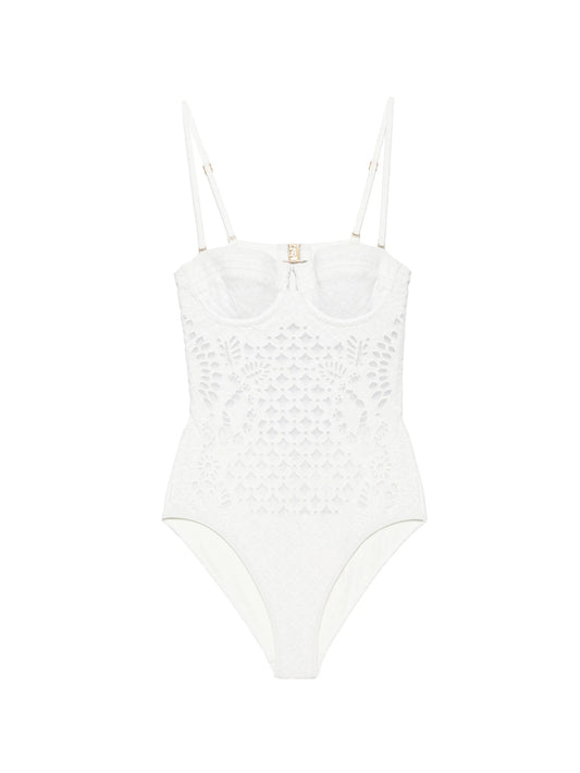 Indra embroidered swimsuit