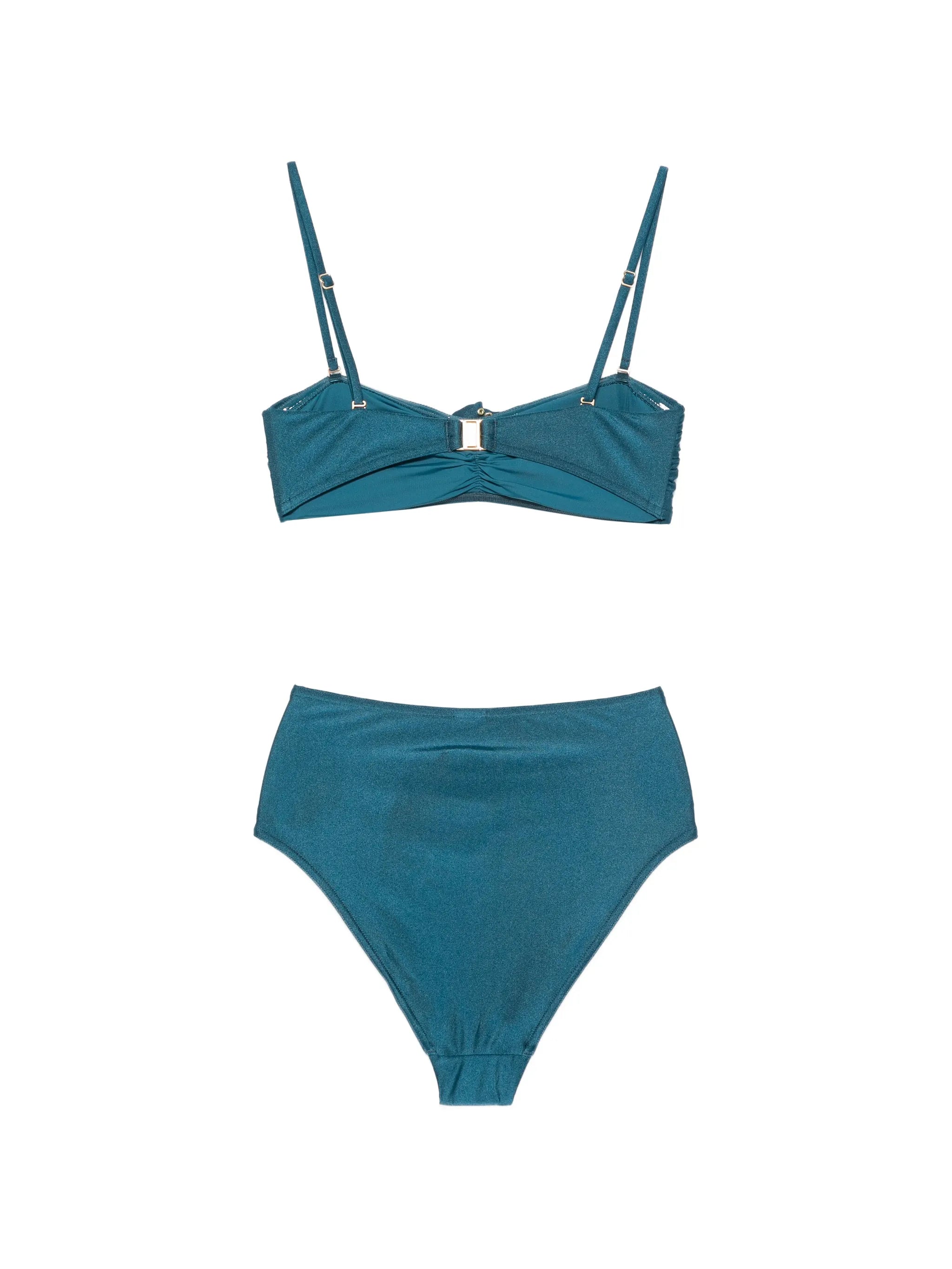 Indra studded flower bikini set