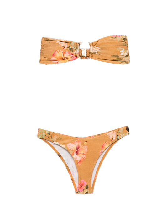 Mahon Bamboo floral-print bikini